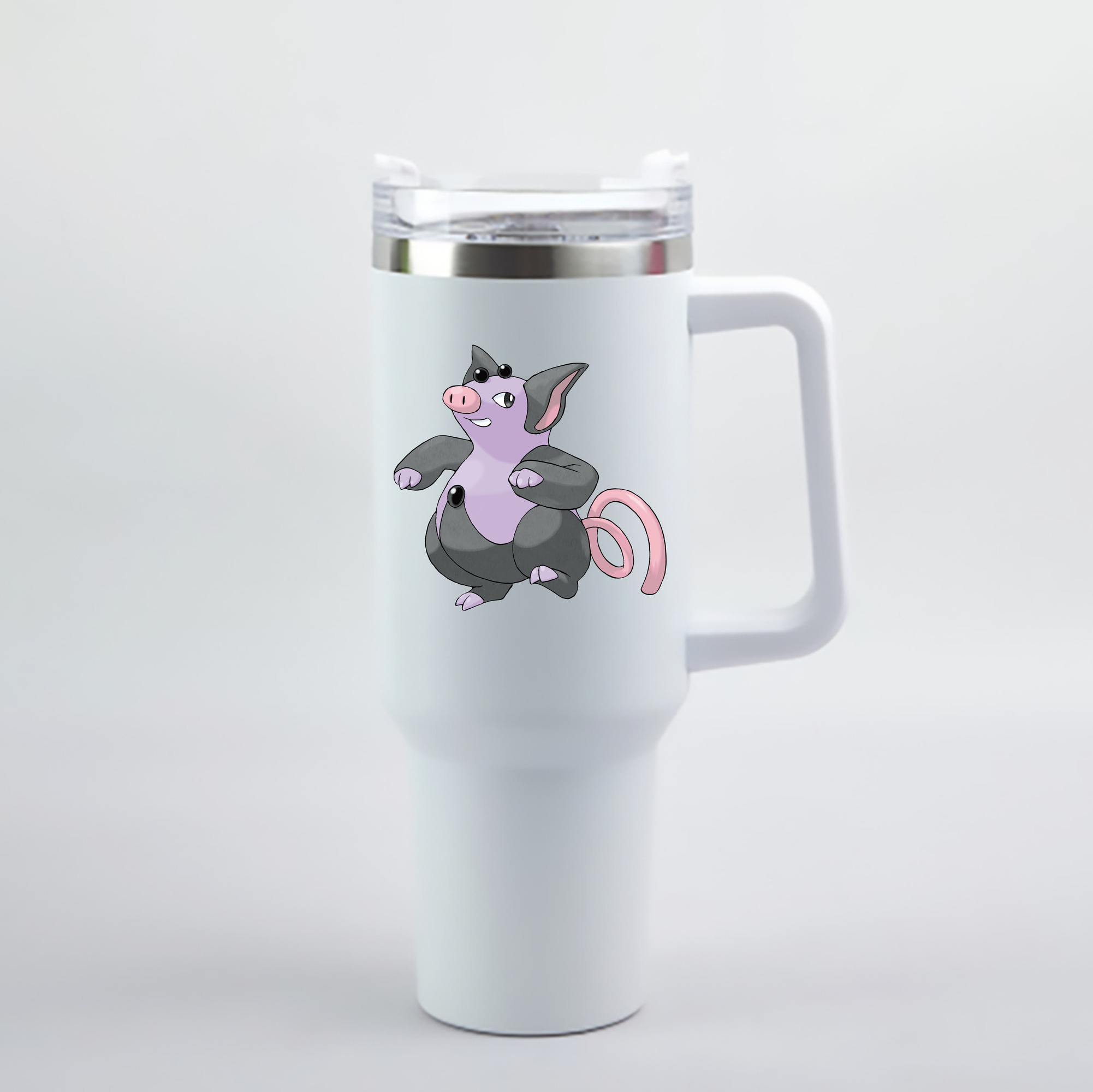 （画像用） ポケットモンスター Pokémon 1200mL車用タンブラー - クリスタルステッカー（プラスチックストロー付き）