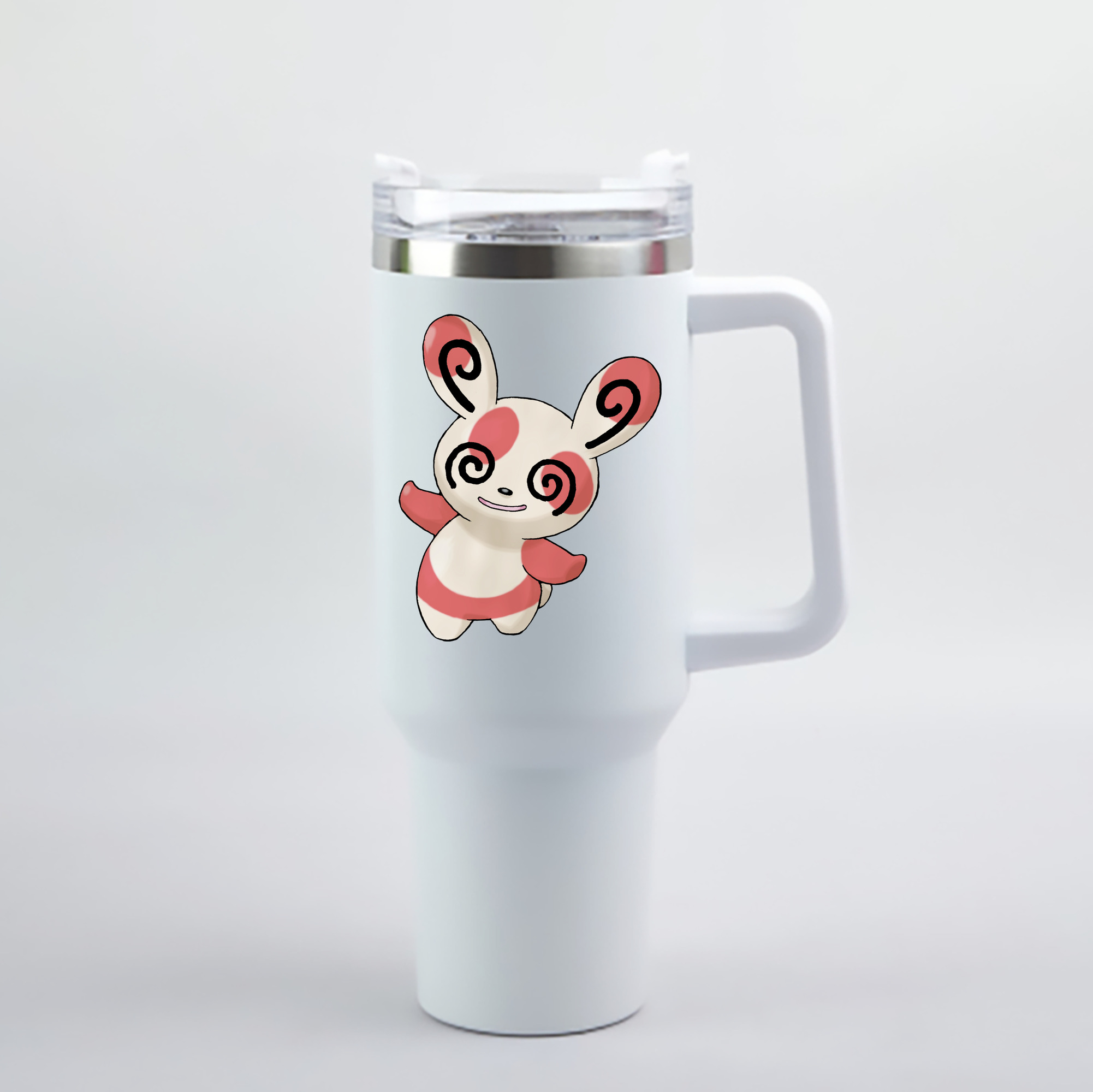 （画像用） ポケットモンスター Pokémon 1200mL車用タンブラー - クリスタルステッカー（プラスチックストロー付き）