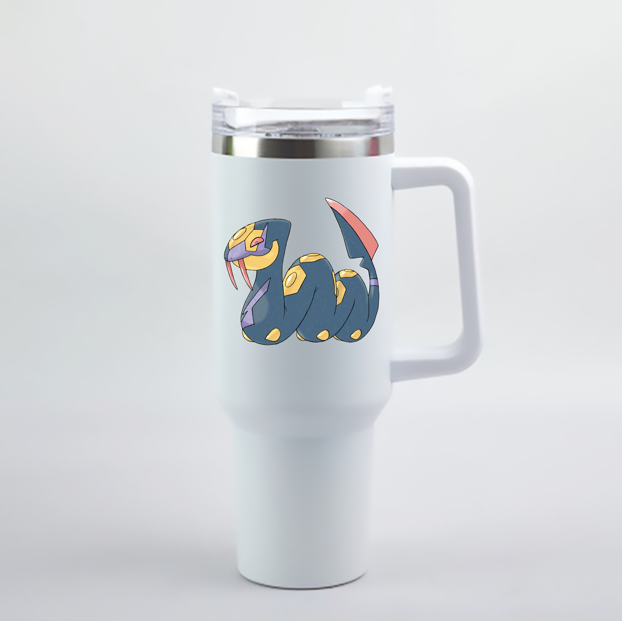 （画像用） ポケットモンスター Pokémon 1200mL車用タンブラー - クリスタルステッカー（プラスチックストロー付き）