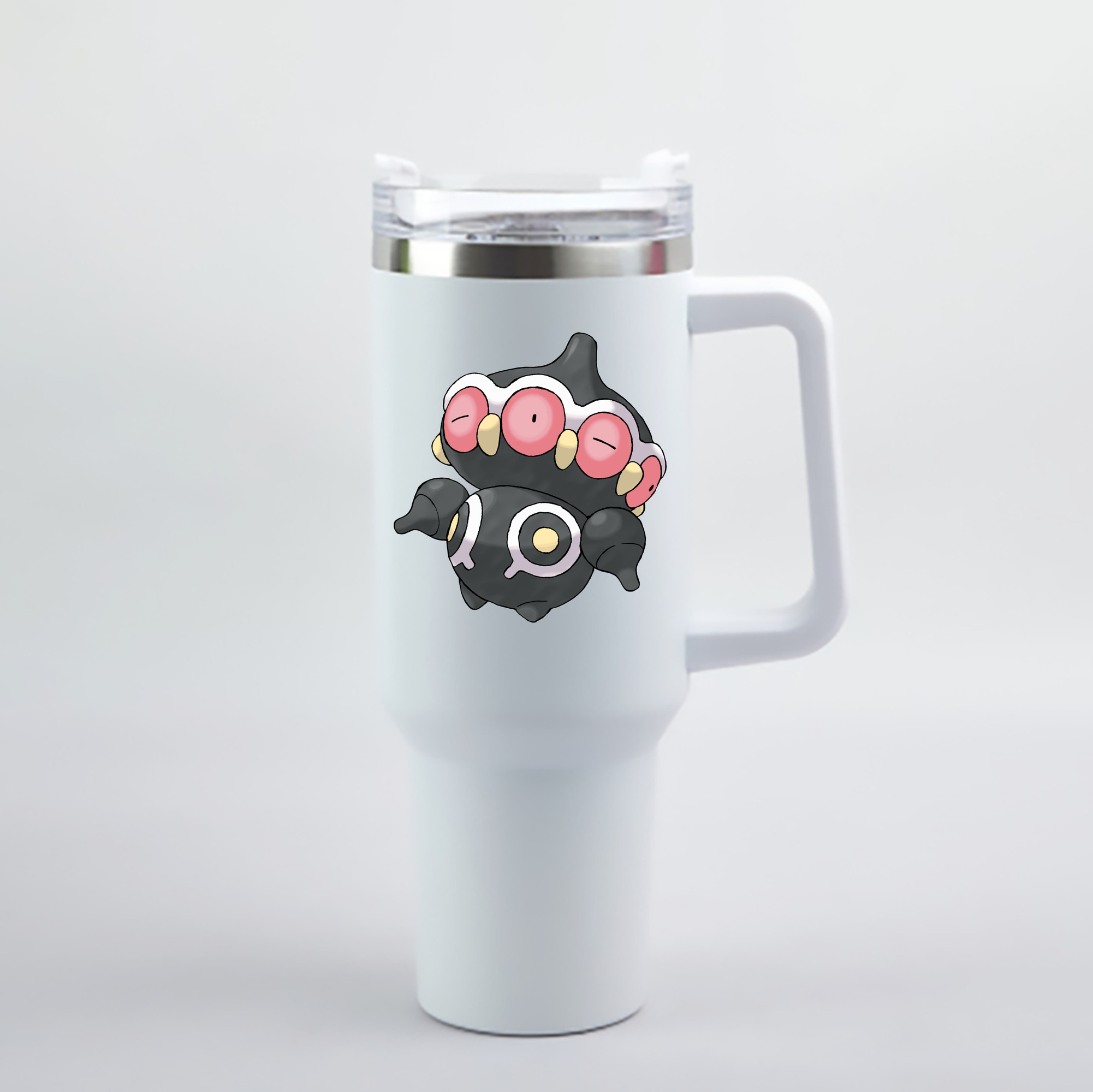 （画像用） ポケットモンスター Pokémon 1200mL車用タンブラー - クリスタルステッカー（プラスチックストロー付き）