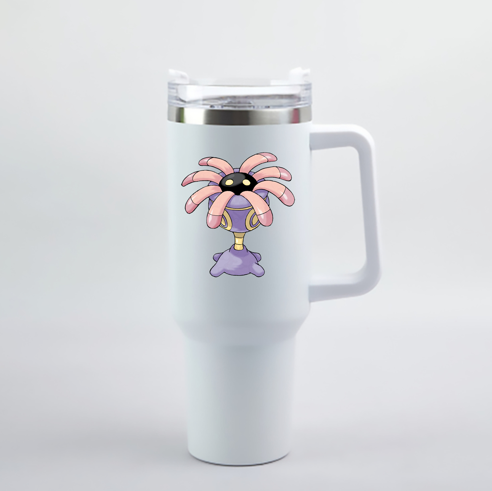 （画像用） ポケットモンスター Pokémon 1200mL車用タンブラー - クリスタルステッカー（プラスチックストロー付き）