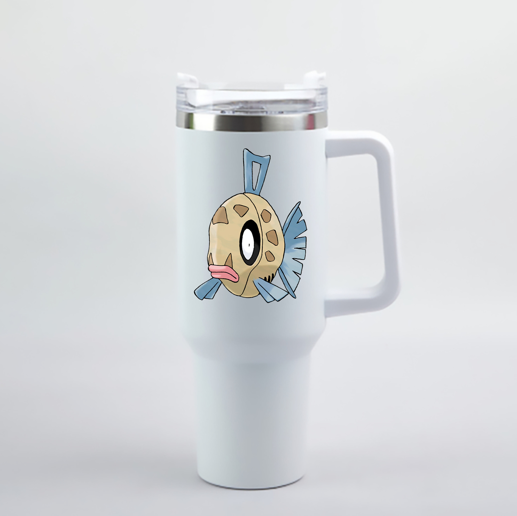 （画像用） ポケットモンスター Pokémon 1200mL車用タンブラー - クリスタルステッカー（プラスチックストロー付き）