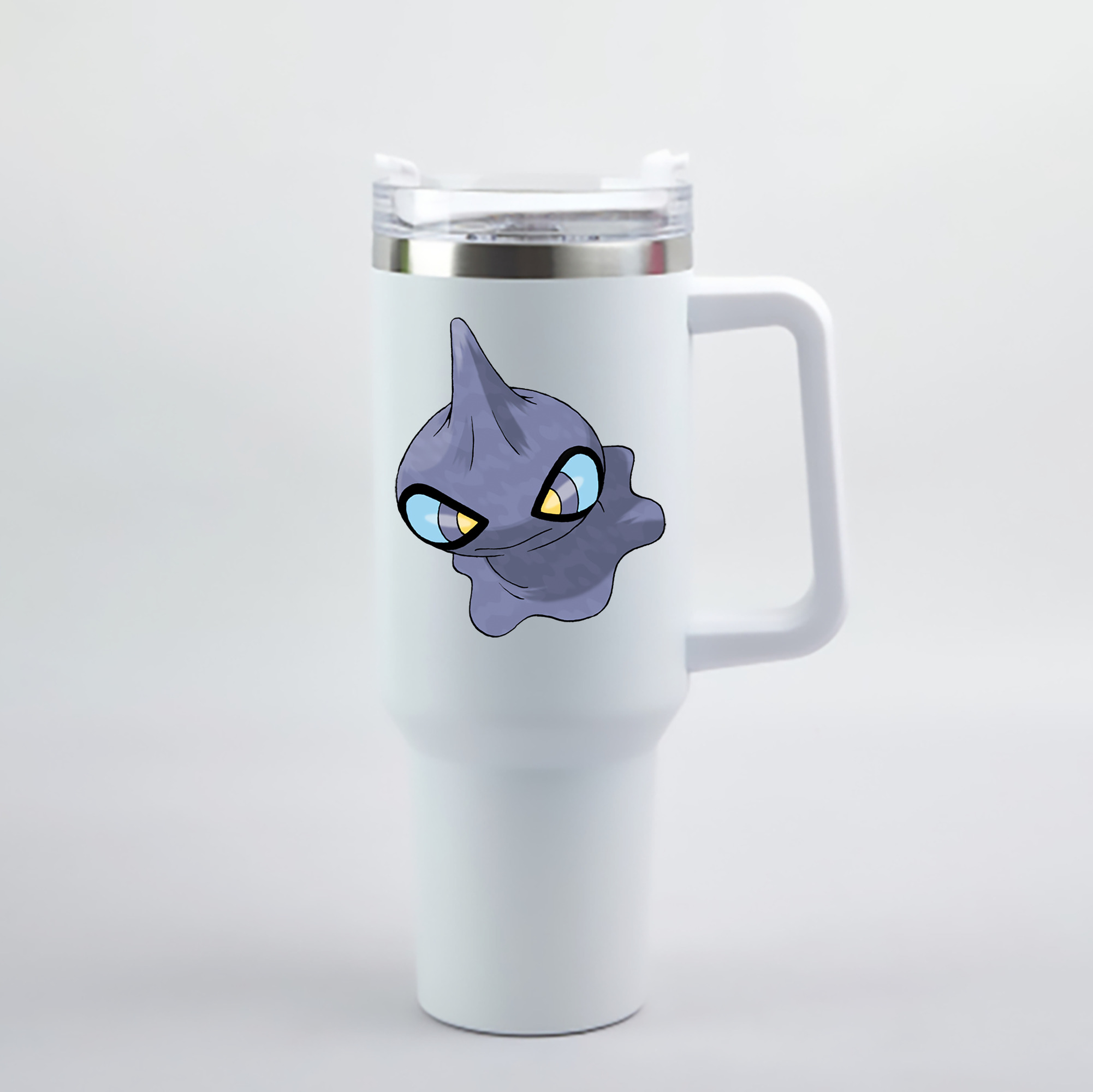（画像用） ポケットモンスター Pokémon 1200mL車用タンブラー - クリスタルステッカー（プラスチックストロー付き）