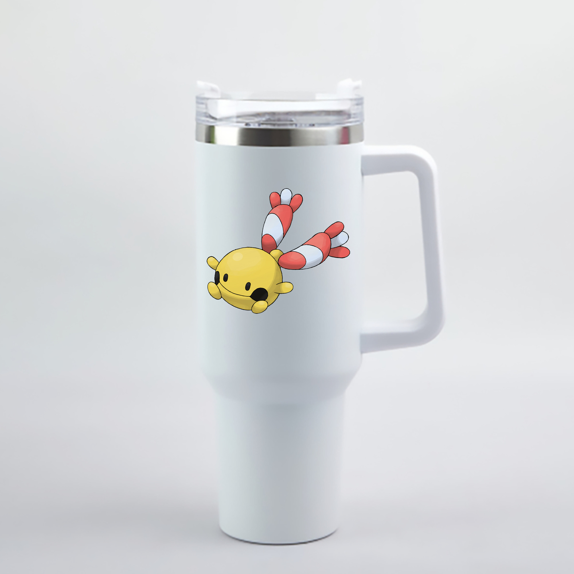 （画像用） ポケットモンスター Pokémon 1200mL車用タンブラー - クリスタルステッカー（プラスチックストロー付き）