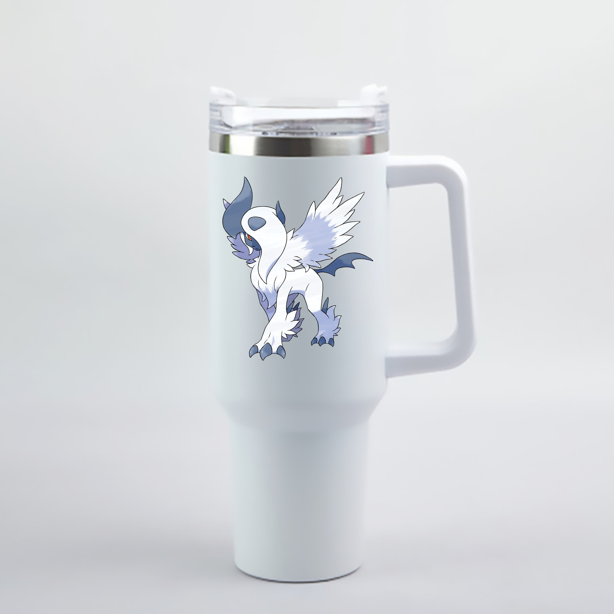 （画像用） ポケットモンスター Pokémon 1200mL車用タンブラー - クリスタルステッカー（プラスチックストロー付き）