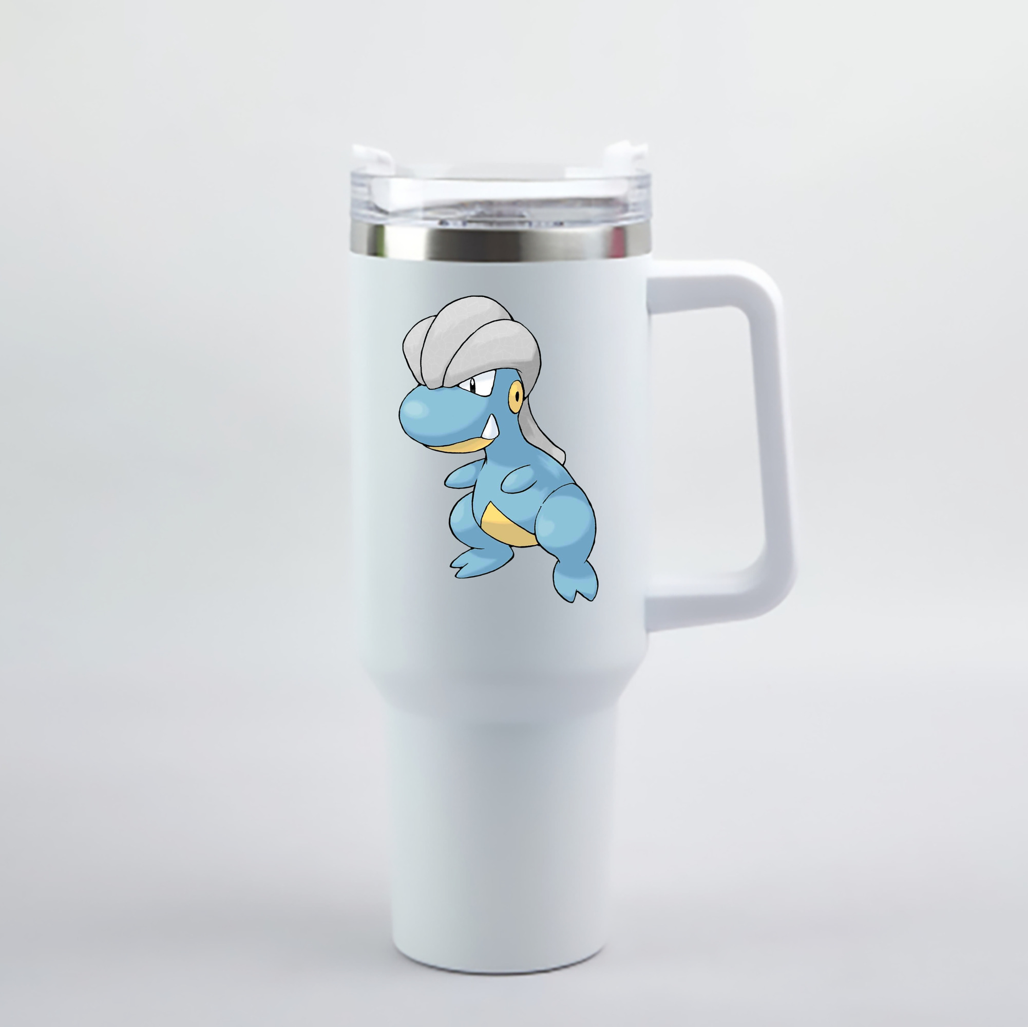 （画像用） ポケットモンスター Pokémon 1200mL車用タンブラー - クリスタルステッカー（プラスチックストロー付き）