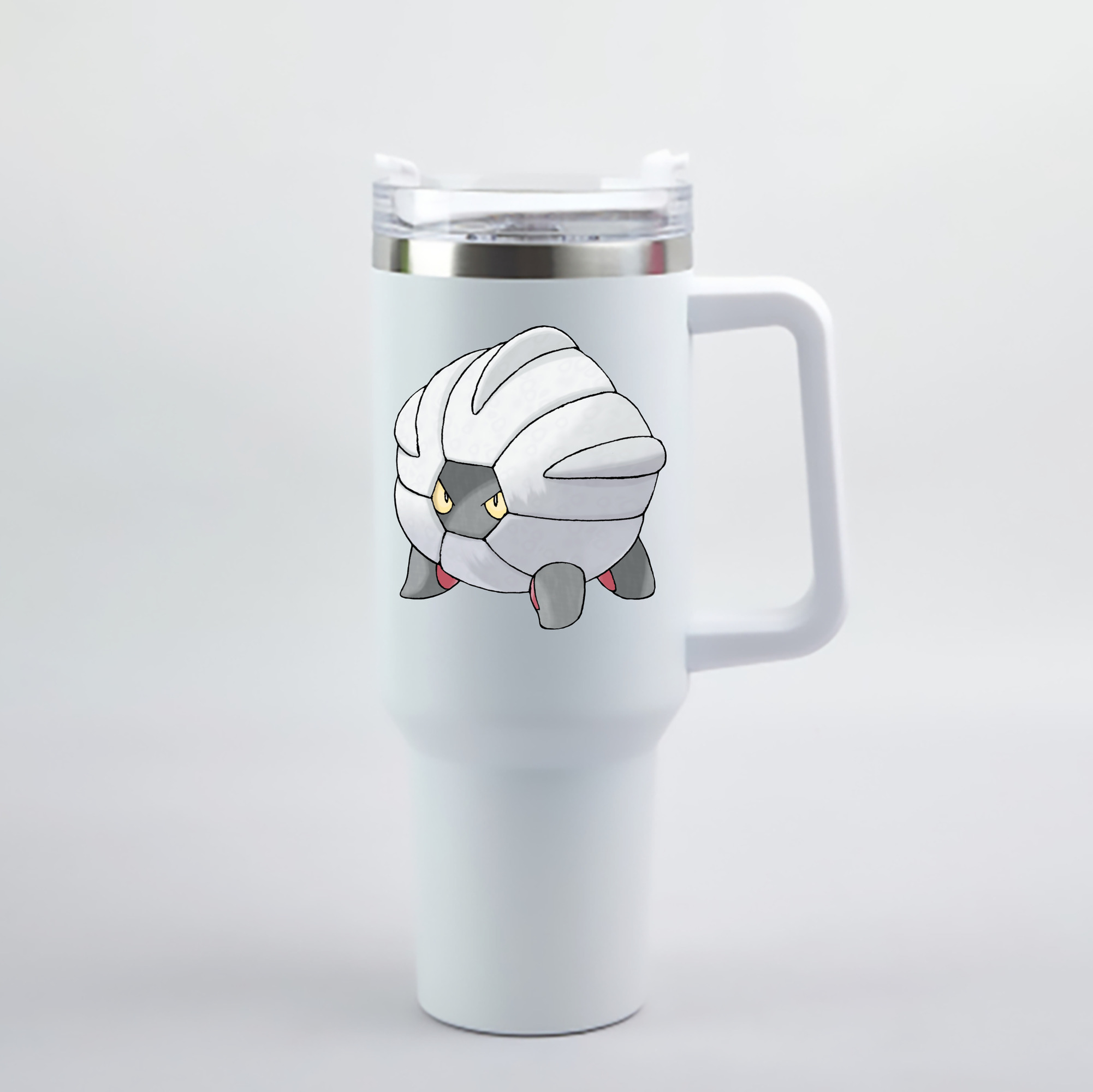 （画像用） ポケットモンスター Pokémon 1200mL車用タンブラー - クリスタルステッカー（プラスチックストロー付き）