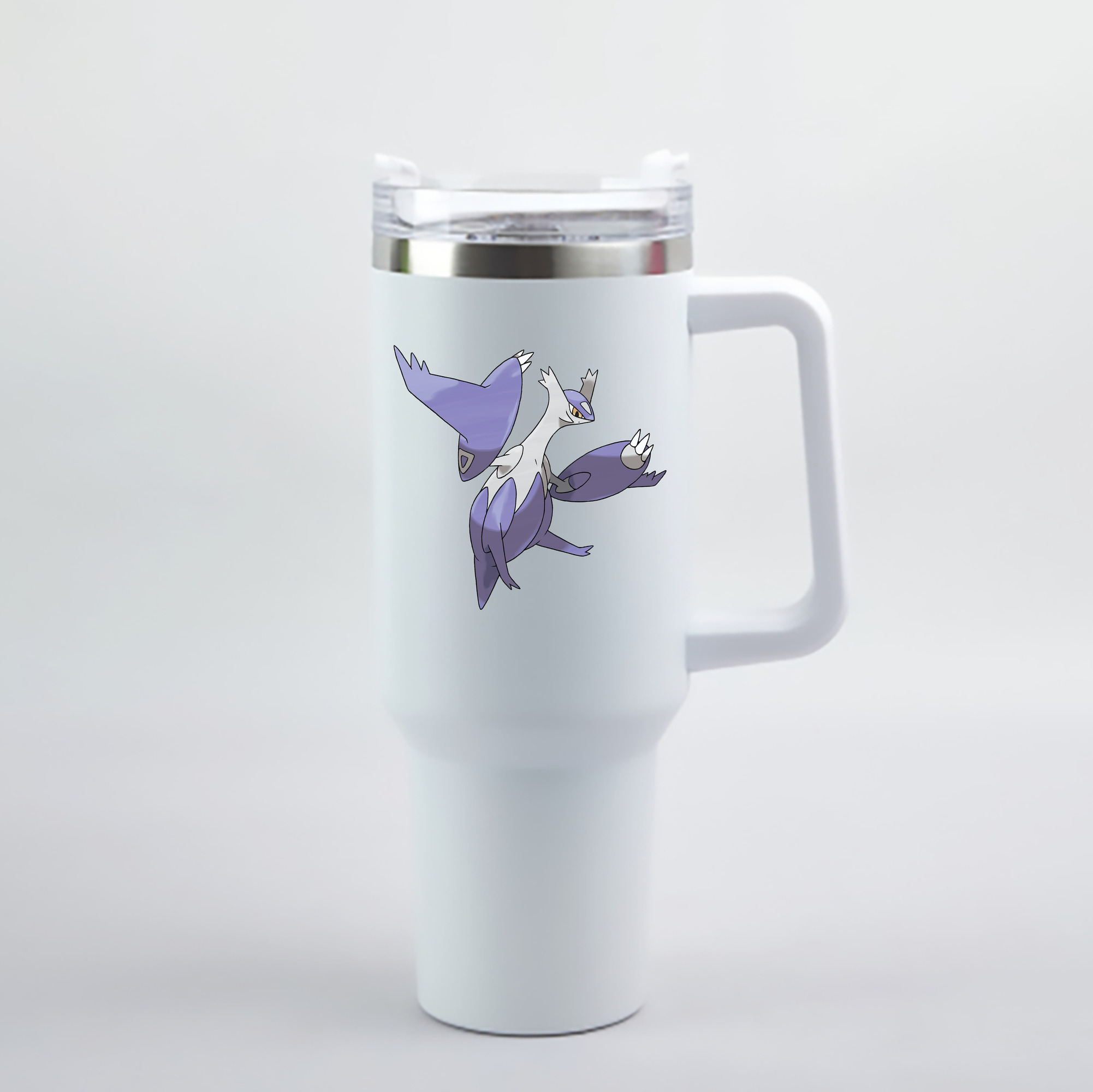 （画像用） ポケットモンスター Pokémon 1200mL車用タンブラー - クリスタルステッカー（プラスチックストロー付き）