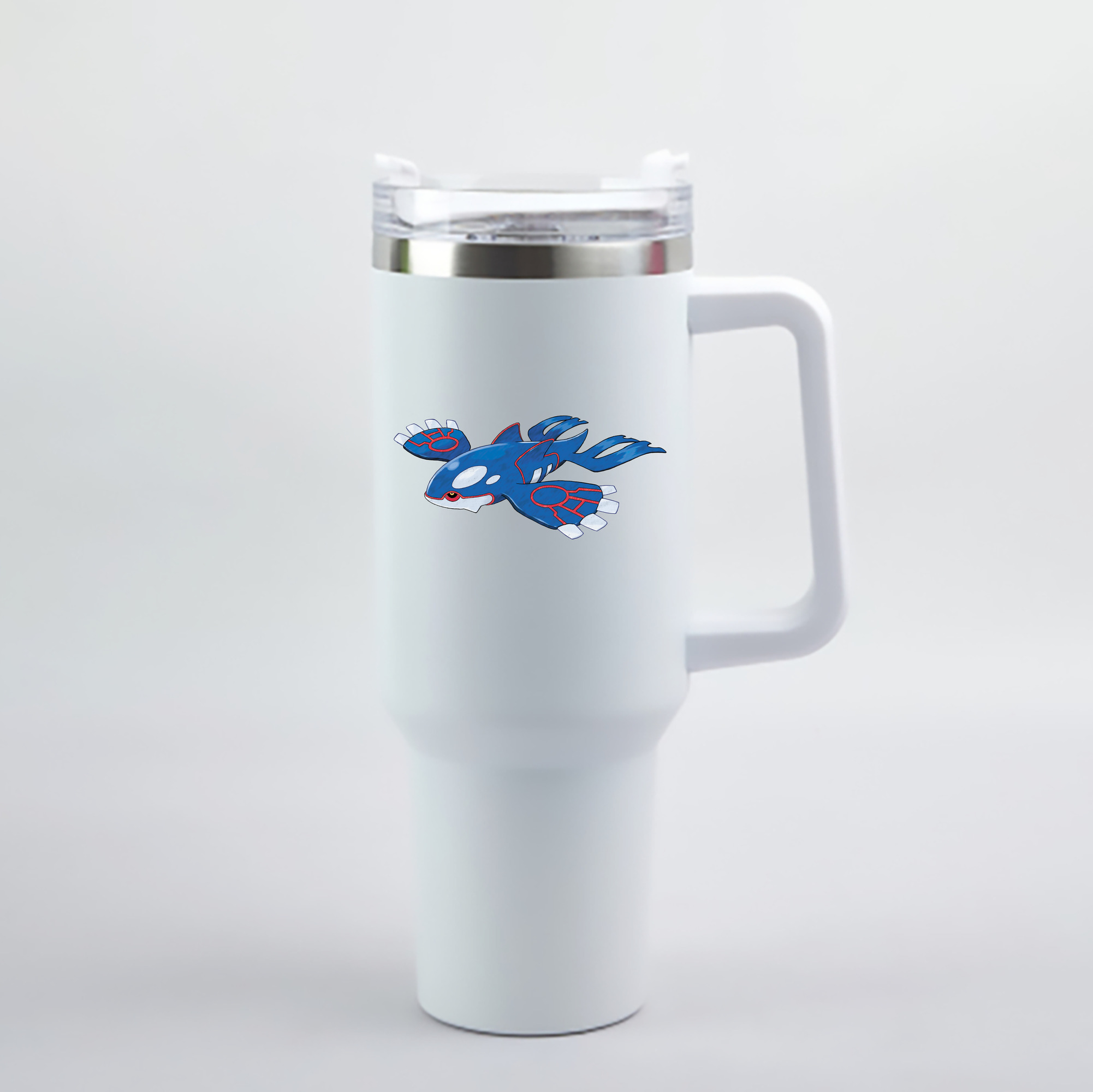 （画像用） ポケットモンスター Pokémon 1200mL車用タンブラー - クリスタルステッカー（プラスチックストロー付き）