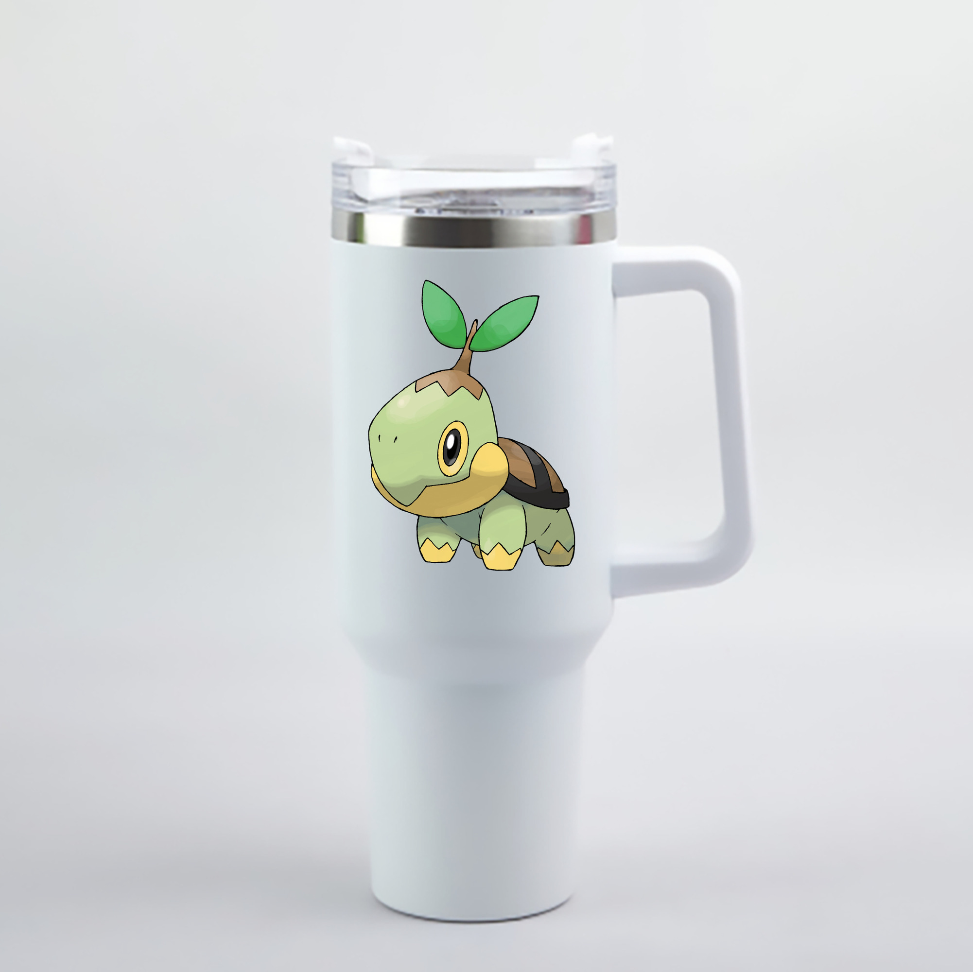 （画像用） ポケットモンスター Pokémon 1200mL車用タンブラー - クリスタルステッカー（プラスチックストロー付き）