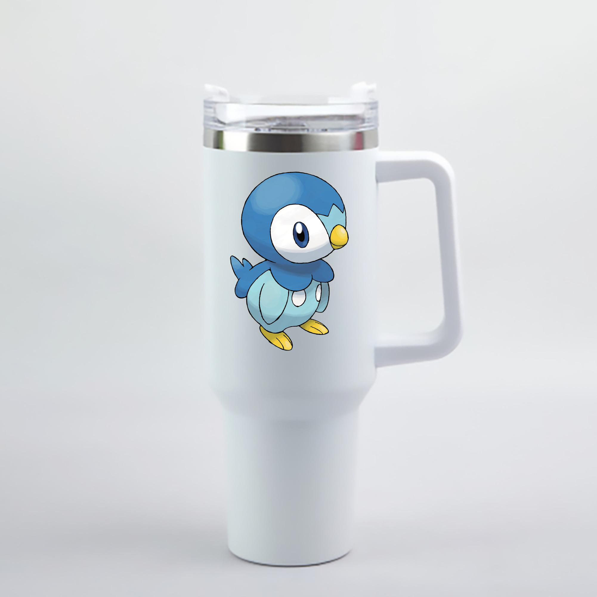 （画像用） ポケットモンスター Pokémon 1200mL車用タンブラー - クリスタルステッカー（プラスチックストロー付き）