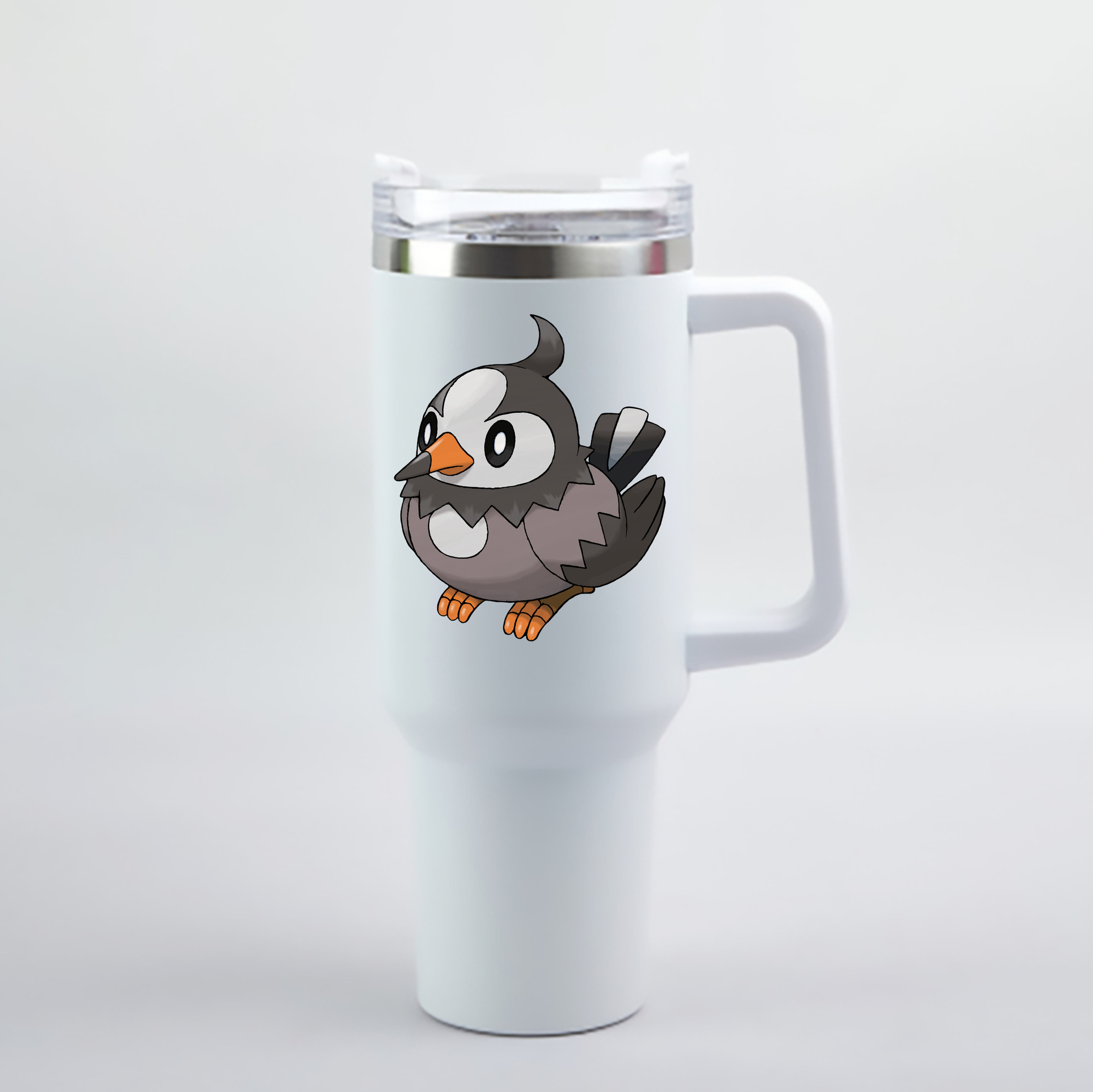 （画像用） ポケットモンスター Pokémon 1200mL車用タンブラー - クリスタルステッカー（プラスチックストロー付き）