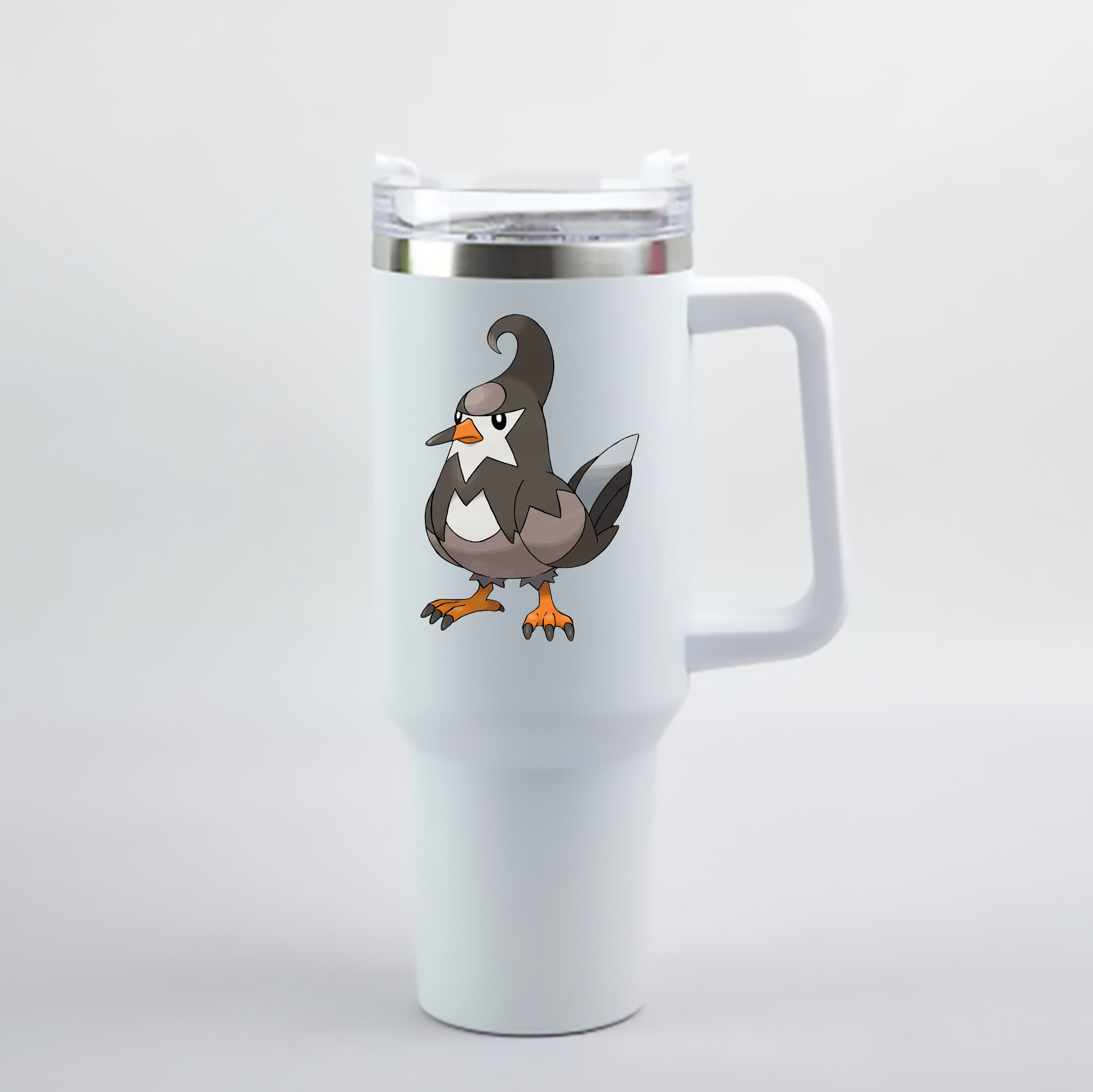 （画像用） ポケットモンスター Pokémon 1200mL車用タンブラー - クリスタルステッカー（プラスチックストロー付き）