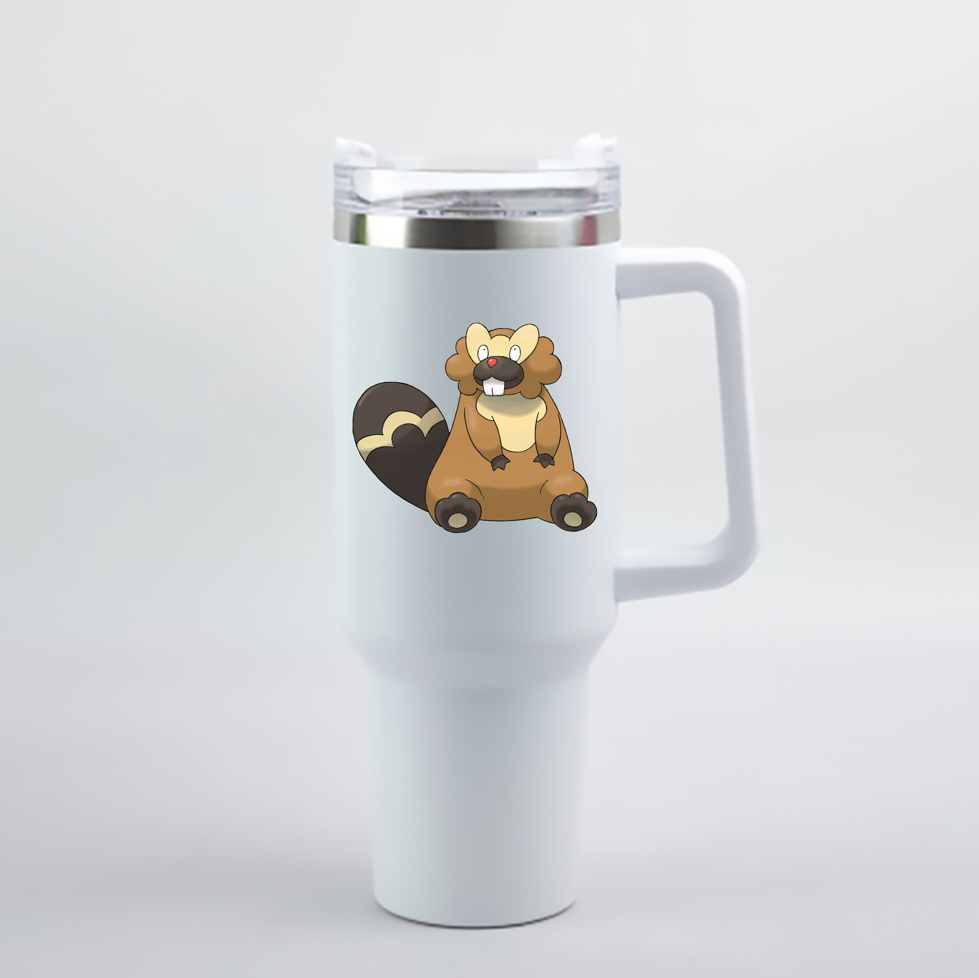 （画像用） ポケットモンスター Pokémon 1200mL車用タンブラー - クリスタルステッカー（プラスチックストロー付き）