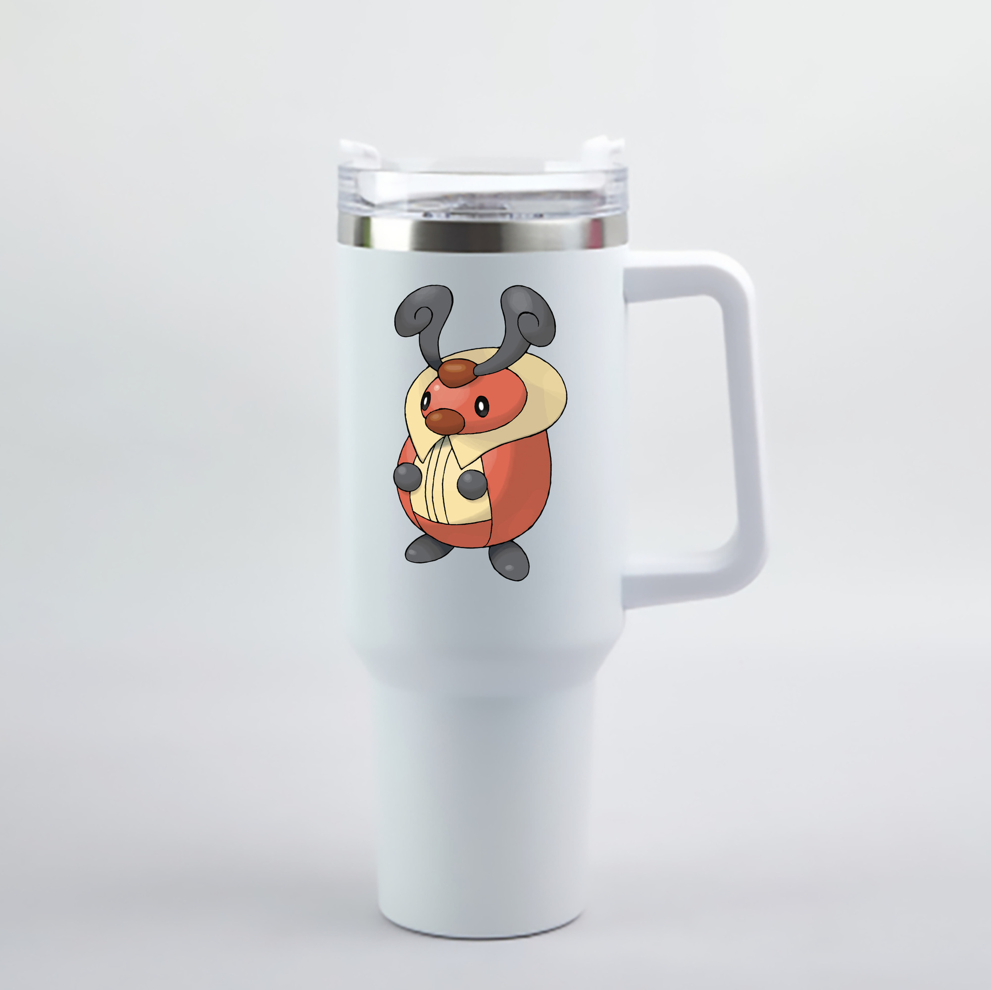 （画像用） ポケットモンスター Pokémon 1200mL車用タンブラー - クリスタルステッカー（プラスチックストロー付き）