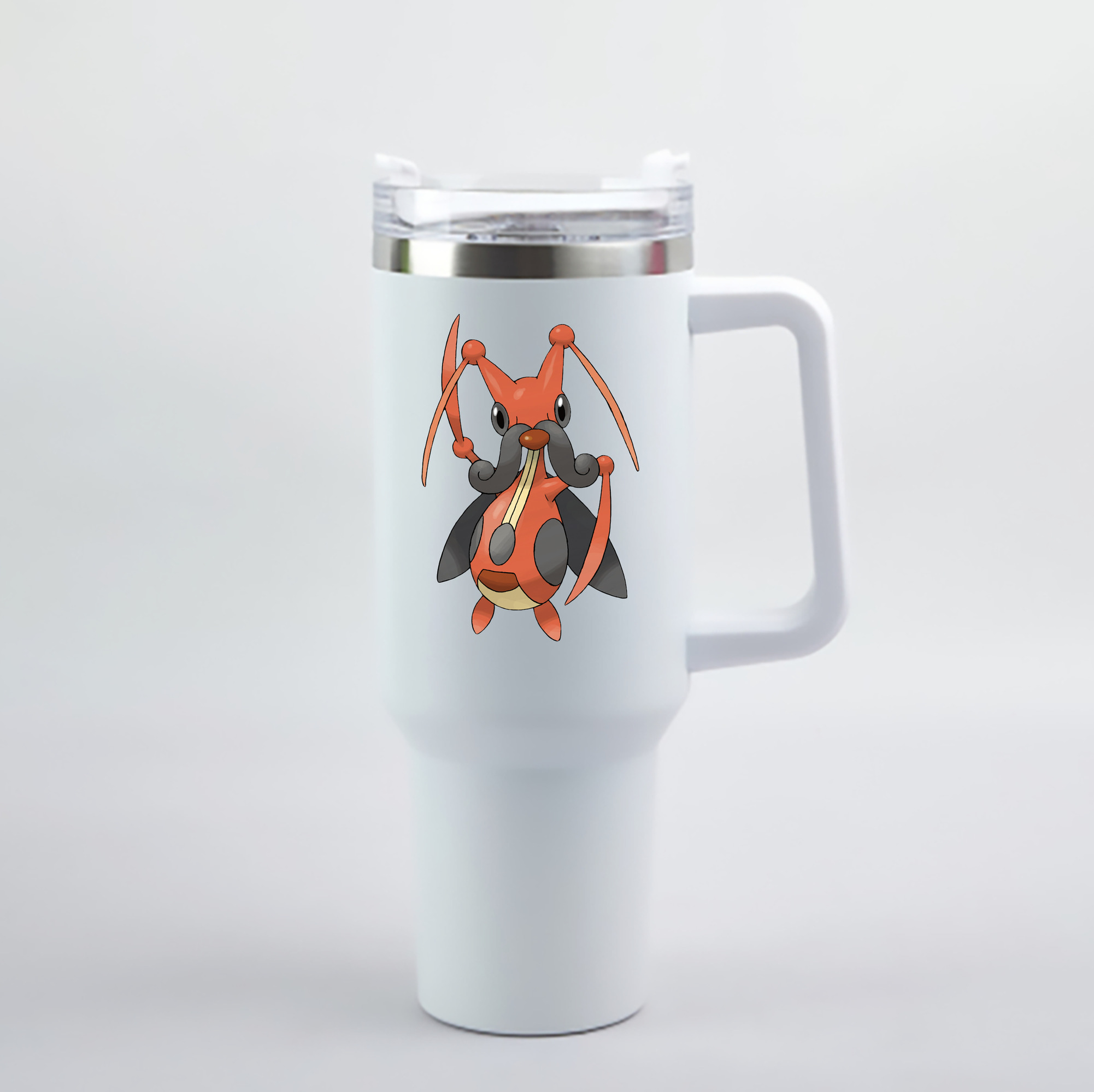 （画像用） ポケットモンスター Pokémon 1200mL車用タンブラー - クリスタルステッカー（プラスチックストロー付き）