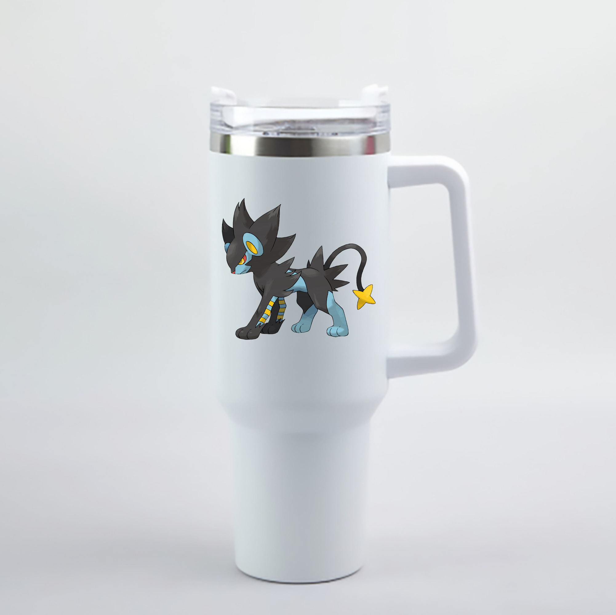 （画像用） ポケットモンスター Pokémon 1200mL車用タンブラー - クリスタルステッカー（プラスチックストロー付き）