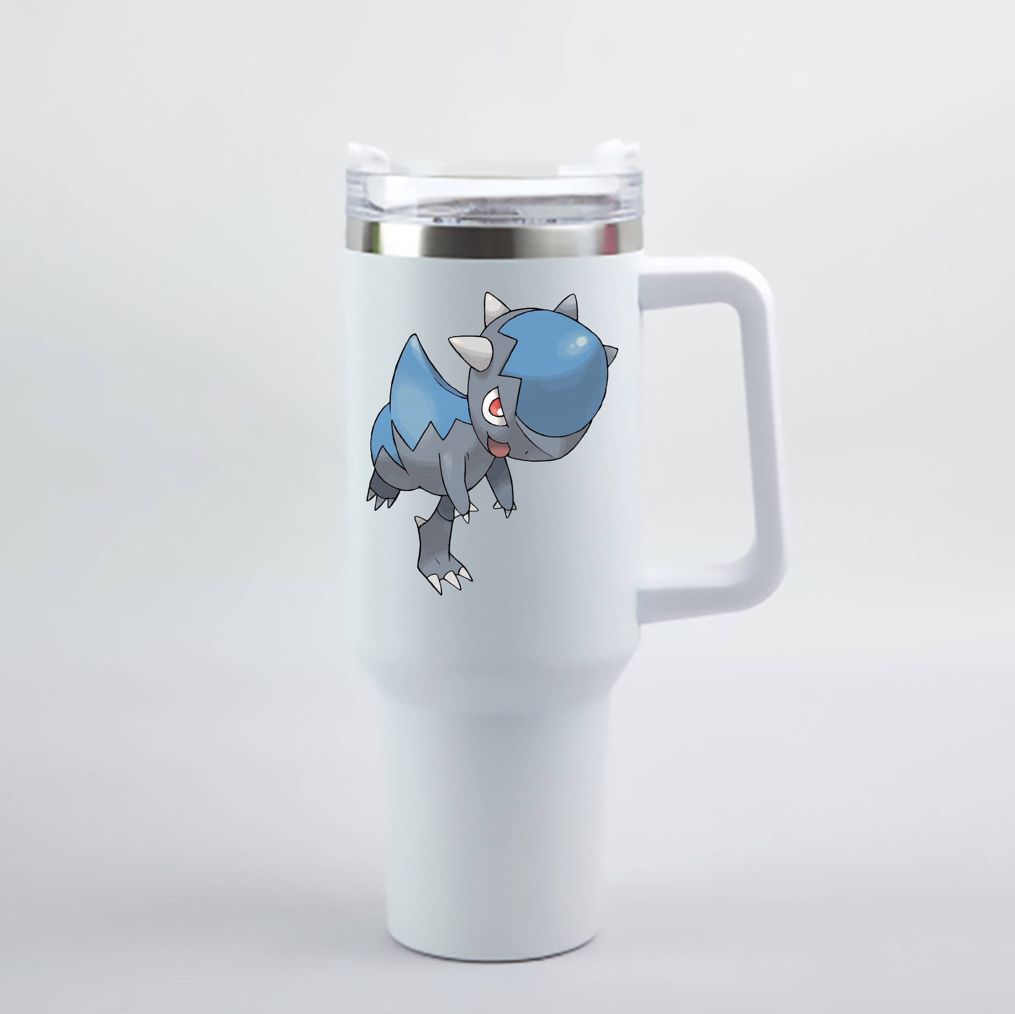 （画像用） ポケットモンスター Pokémon 1200mL車用タンブラー - クリスタルステッカー（プラスチックストロー付き）