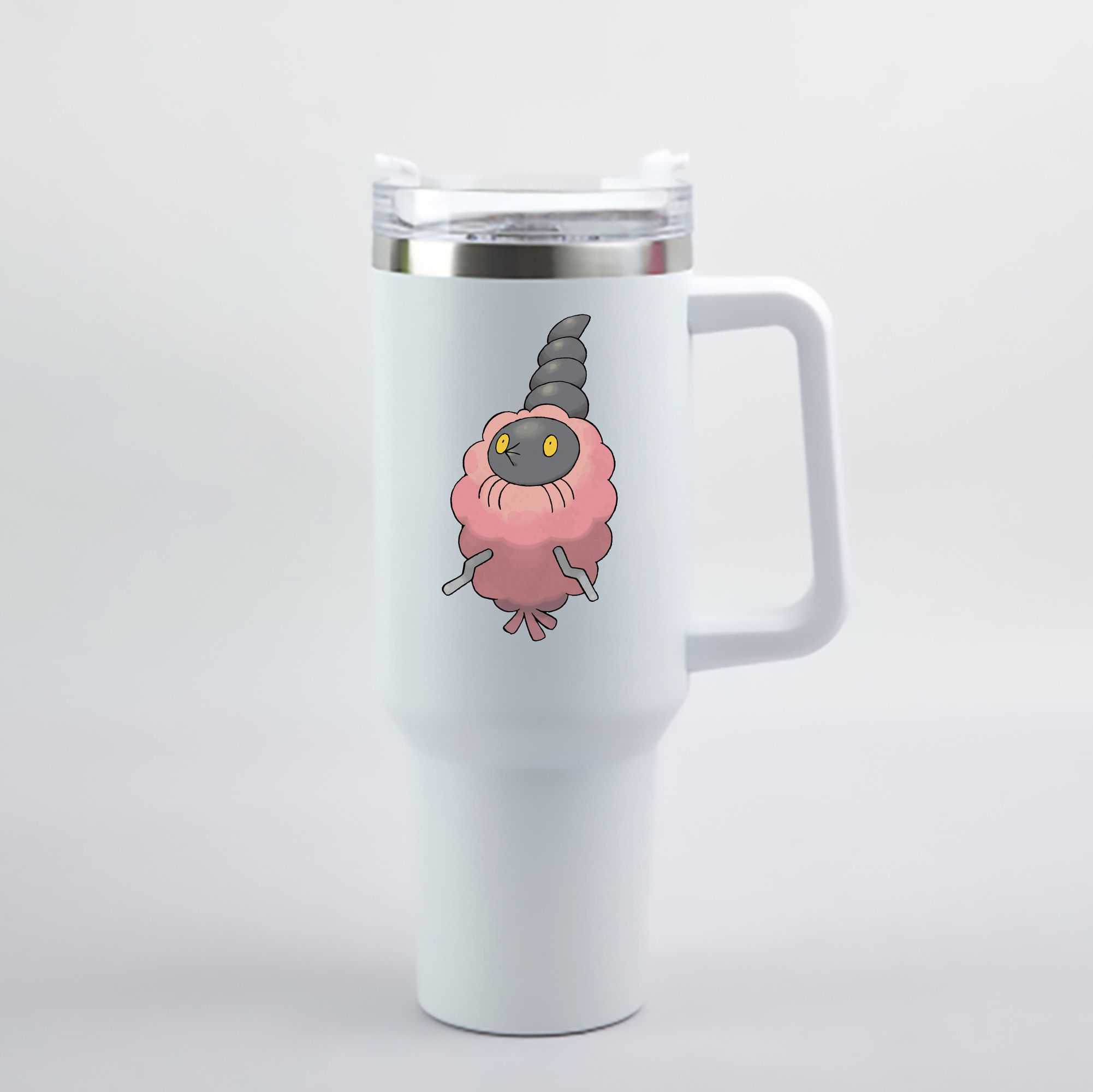 （画像用） ポケットモンスター Pokémon 1200mL車用タンブラー - クリスタルステッカー（プラスチックストロー付き）