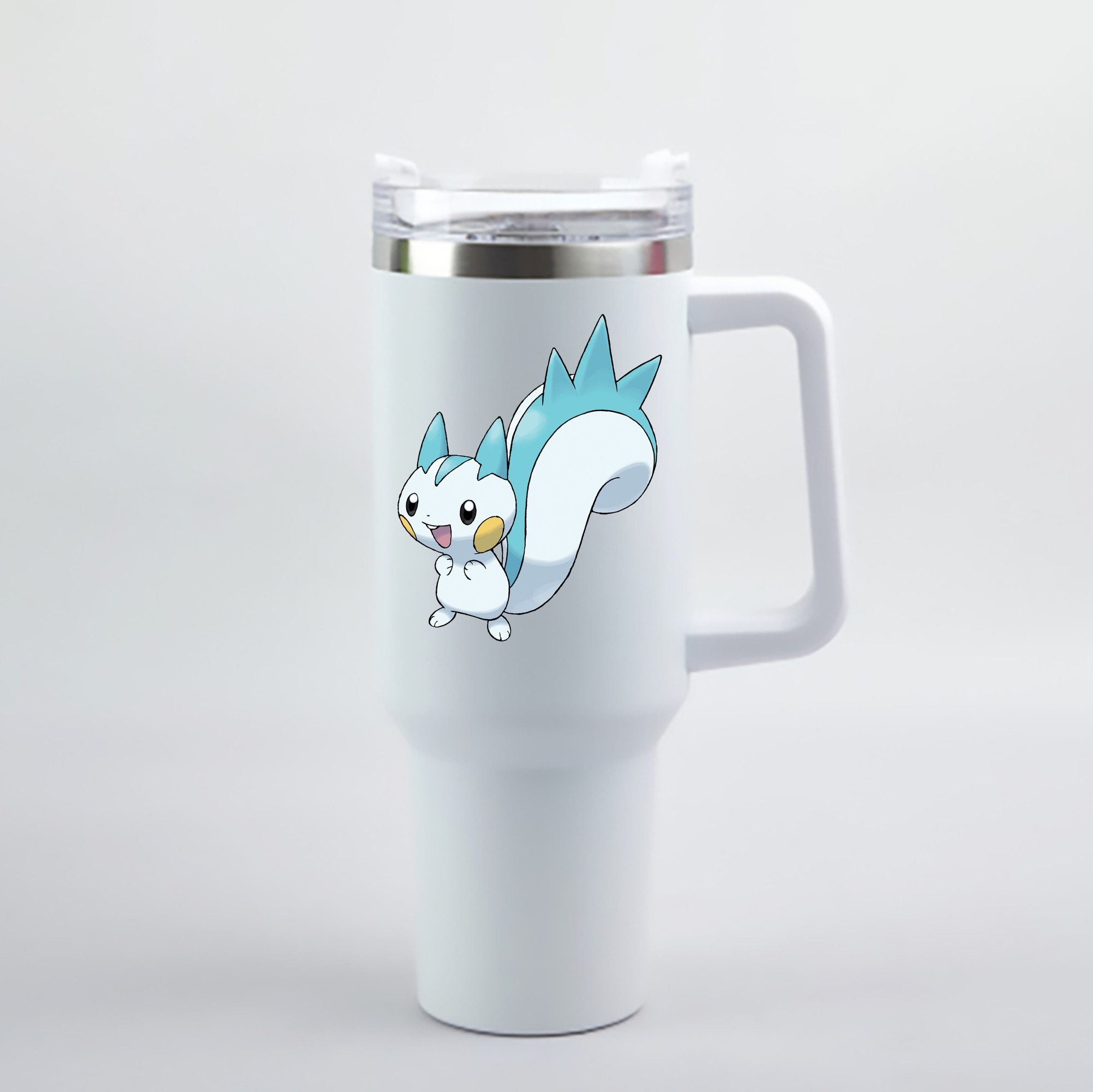 （画像用） ポケットモンスター Pokémon 1200mL車用タンブラー - クリスタルステッカー（プラスチックストロー付き）