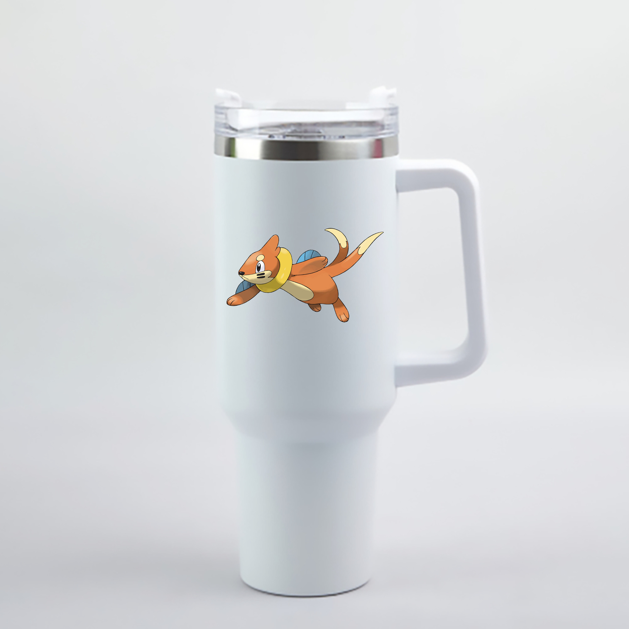 （画像用） ポケットモンスター Pokémon 1200mL車用タンブラー - クリスタルステッカー（プラスチックストロー付き）