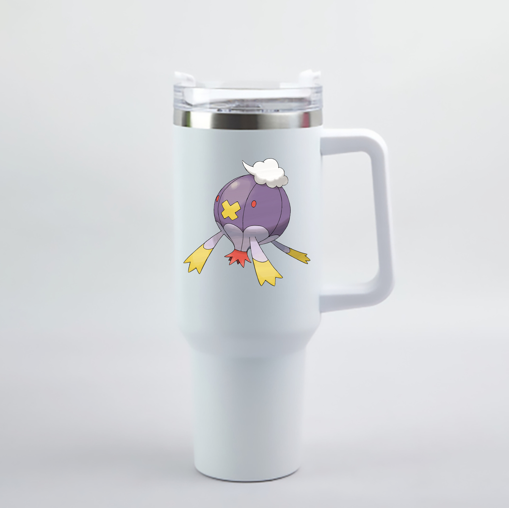 （画像用） ポケットモンスター Pokémon 1200mL車用タンブラー - クリスタルステッカー（プラスチックストロー付き）