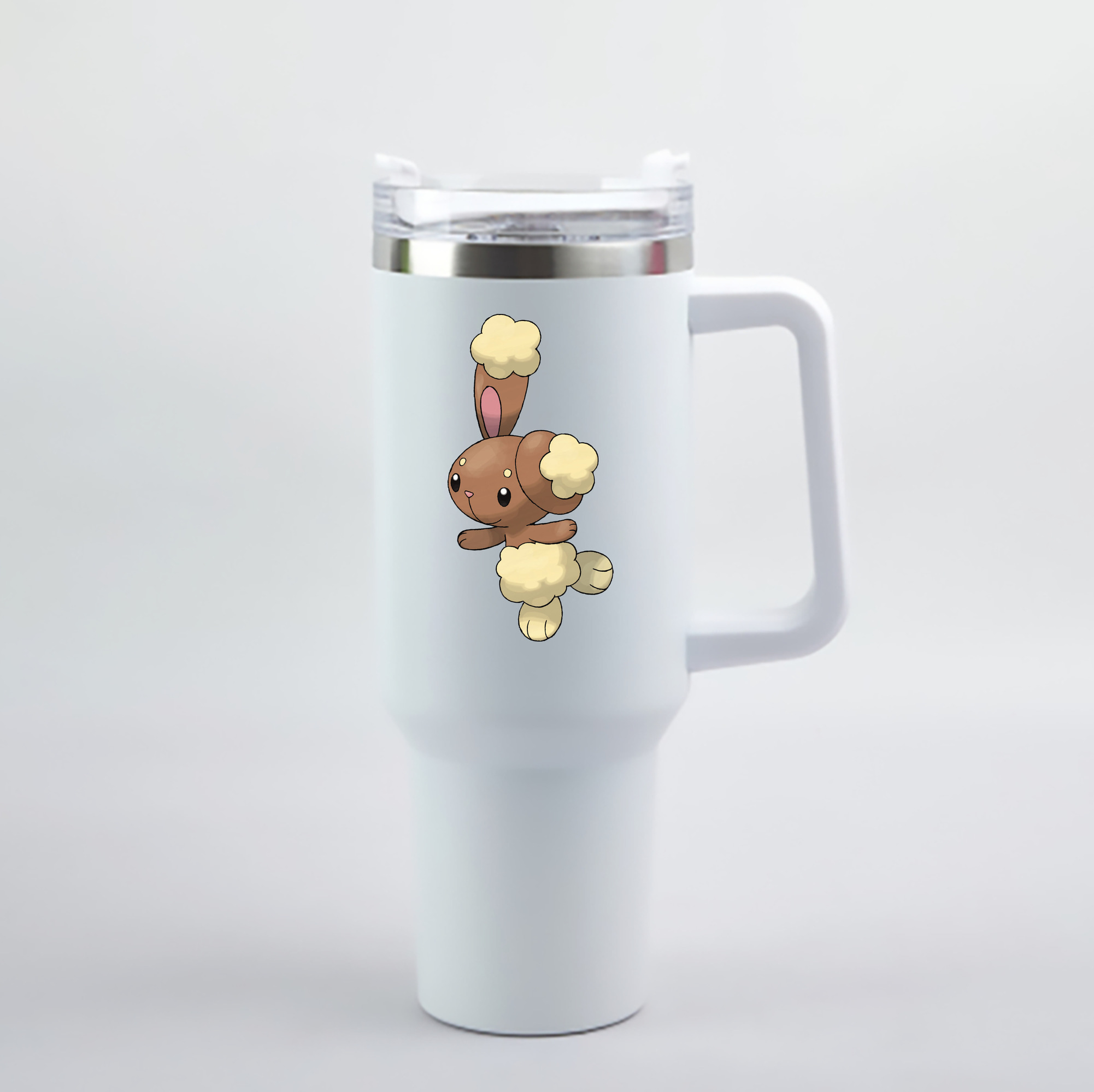 （画像用） ポケットモンスター Pokémon 1200mL車用タンブラー - クリスタルステッカー（プラスチックストロー付き）