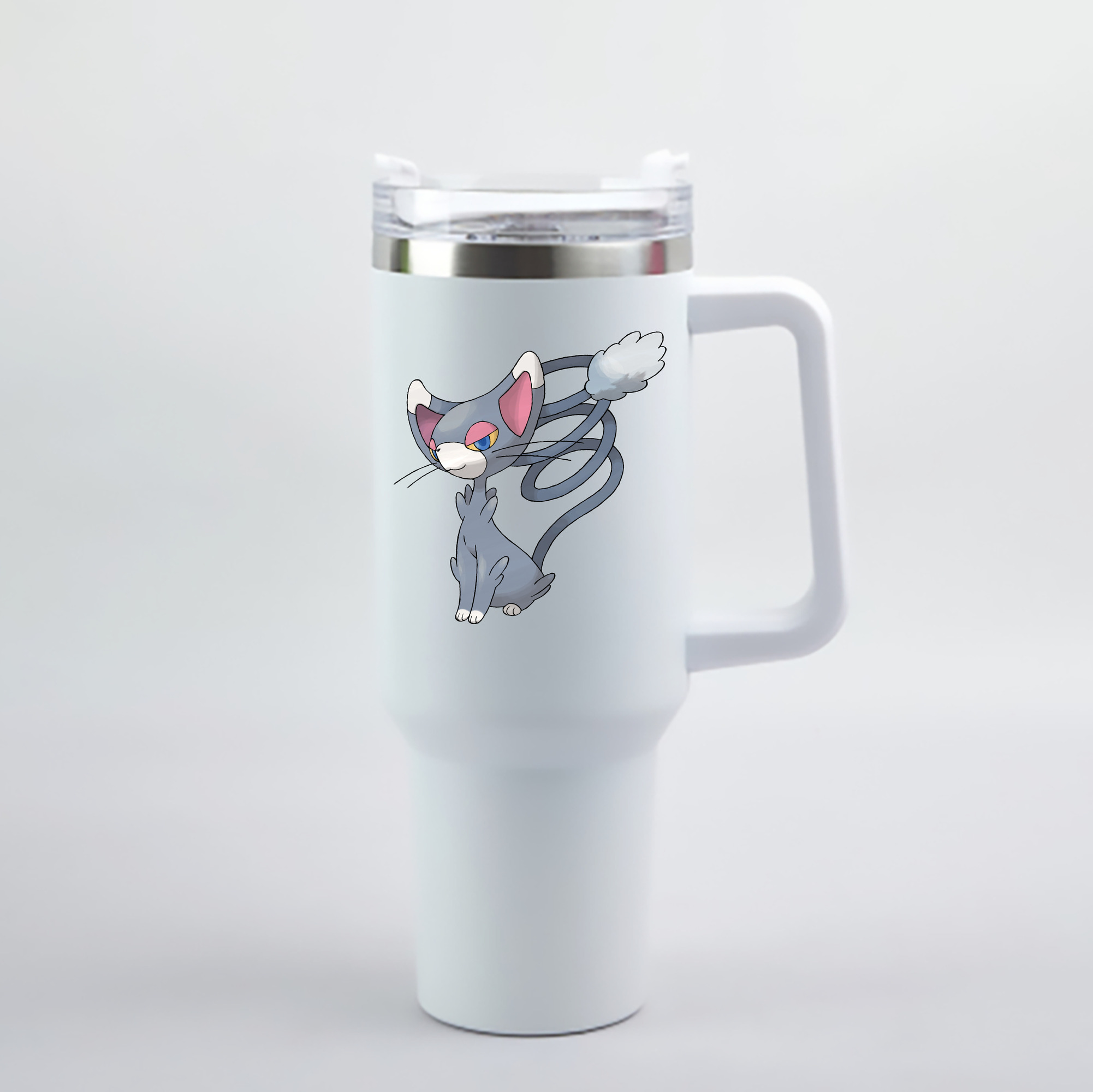（画像用） ポケットモンスター Pokémon 1200mL車用タンブラー - クリスタルステッカー（プラスチックストロー付き）