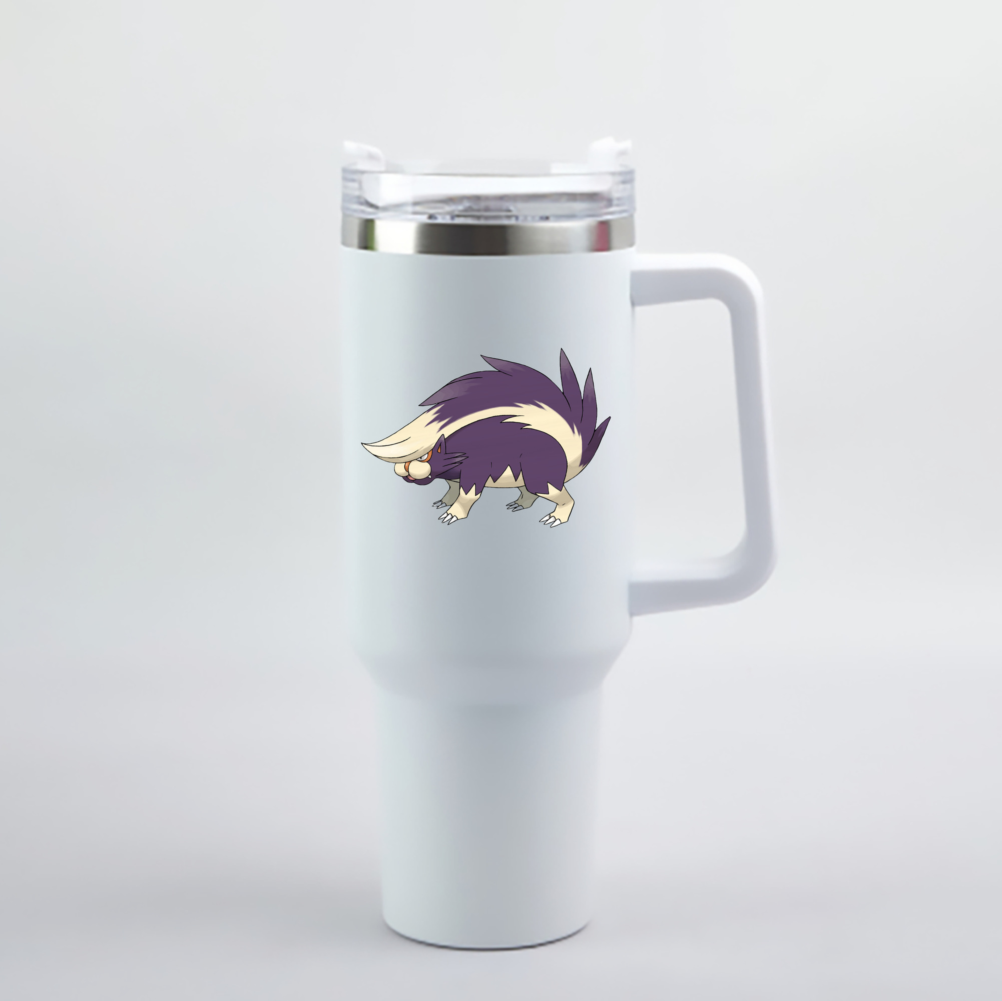 （画像用） ポケットモンスター Pokémon 1200mL車用タンブラー - クリスタルステッカー（プラスチックストロー付き）