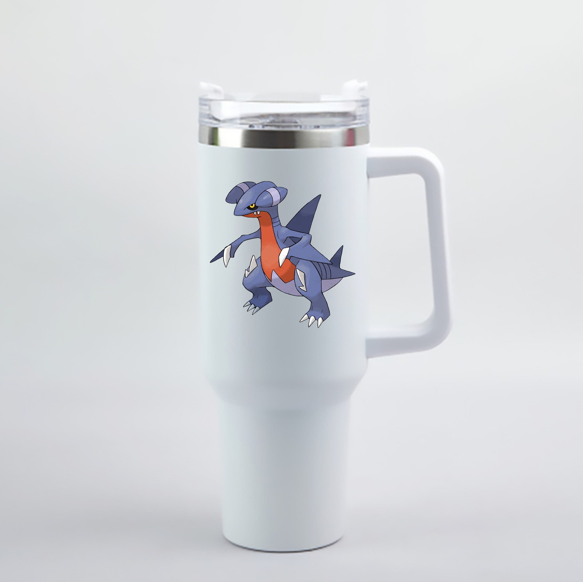 （画像用） ポケットモンスター Pokémon 1200mL車用タンブラー - クリスタルステッカー（プラスチックストロー付き）