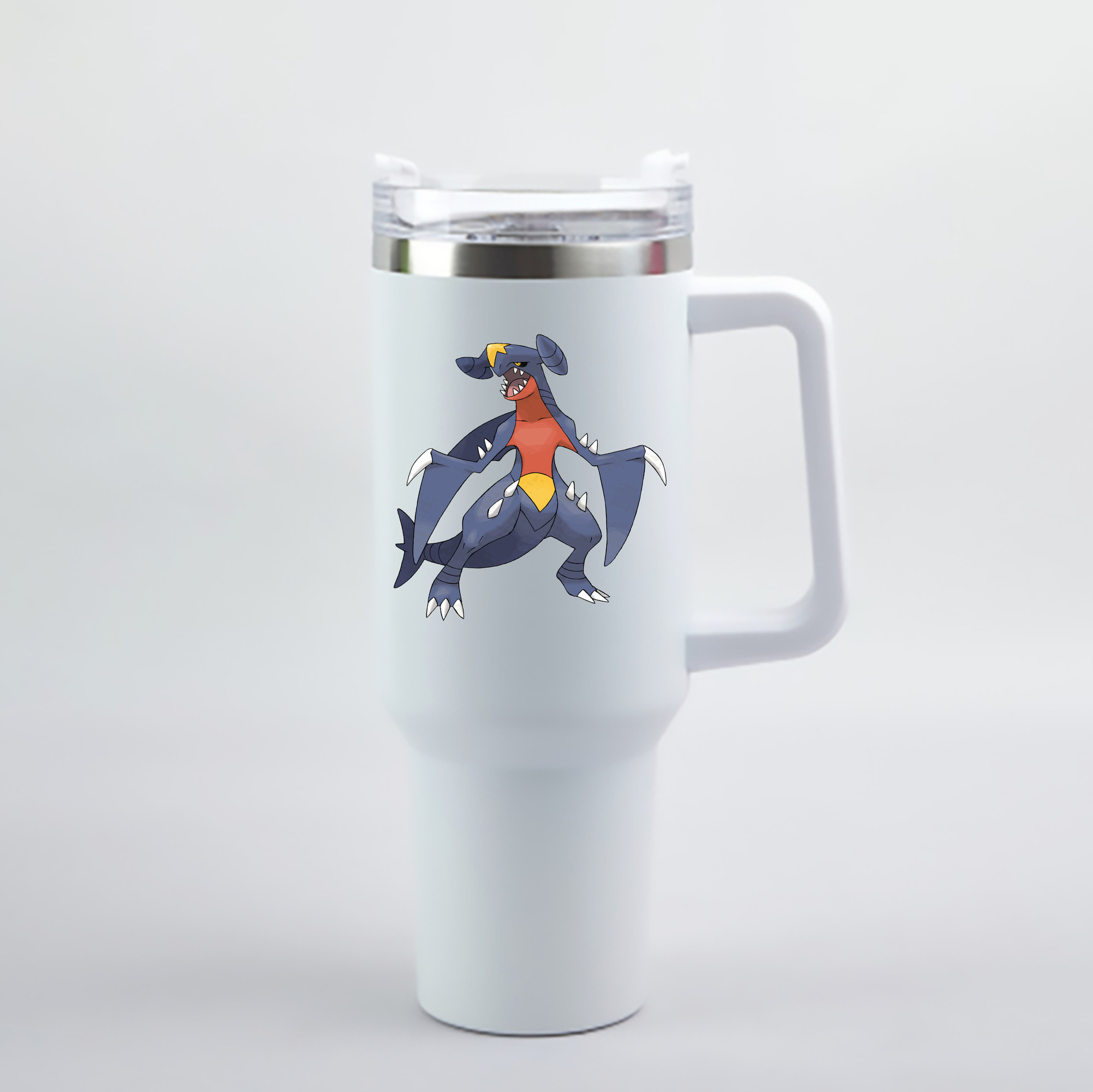 （画像用） ポケットモンスター Pokémon 1200mL車用タンブラー - クリスタルステッカー（プラスチックストロー付き）