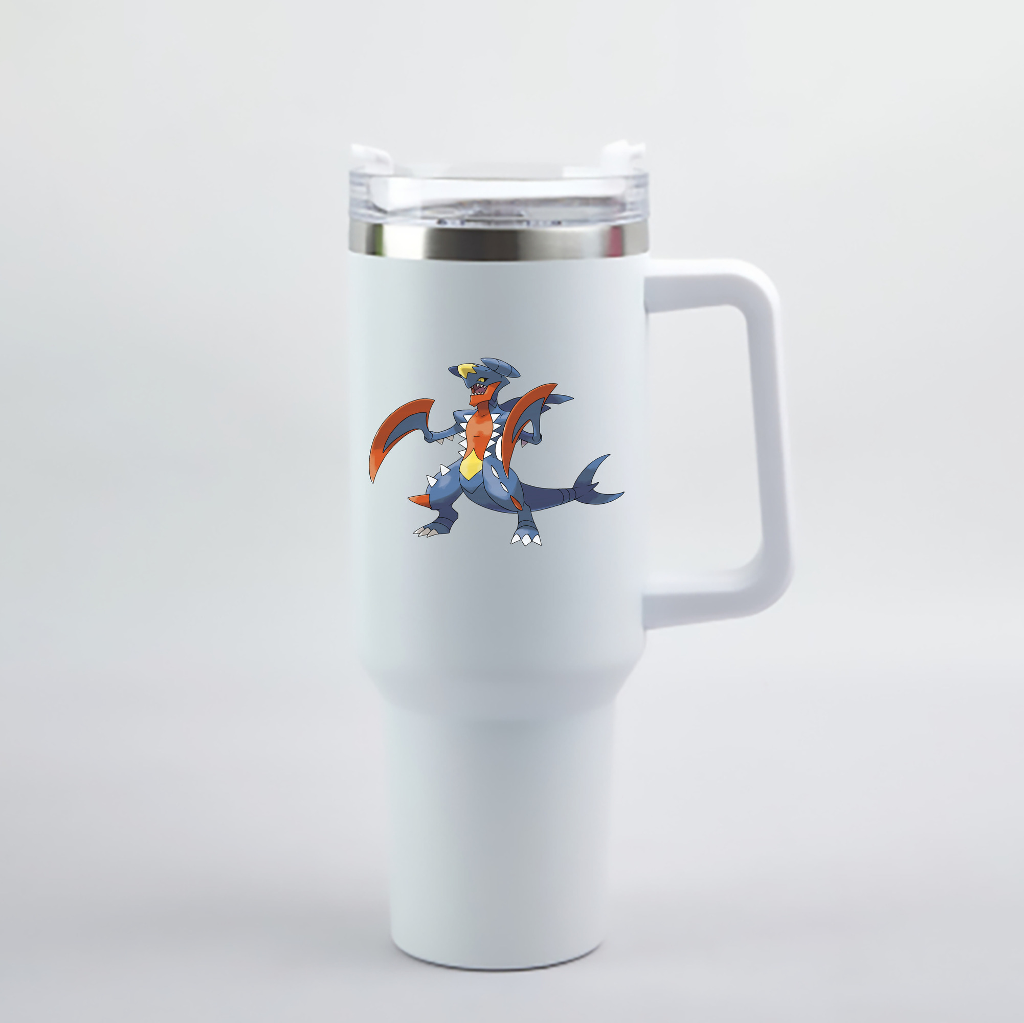 （画像用） ポケットモンスター Pokémon 1200mL車用タンブラー - クリスタルステッカー（プラスチックストロー付き）