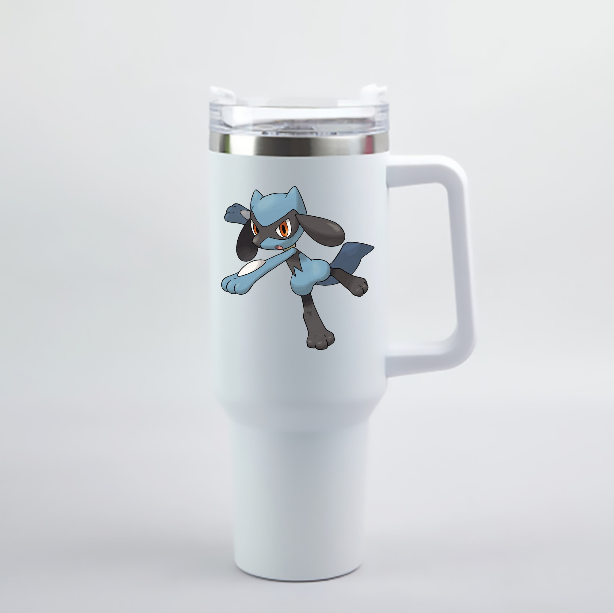 （画像用） ポケットモンスター Pokémon 1200mL車用タンブラー - クリスタルステッカー（プラスチックストロー付き）