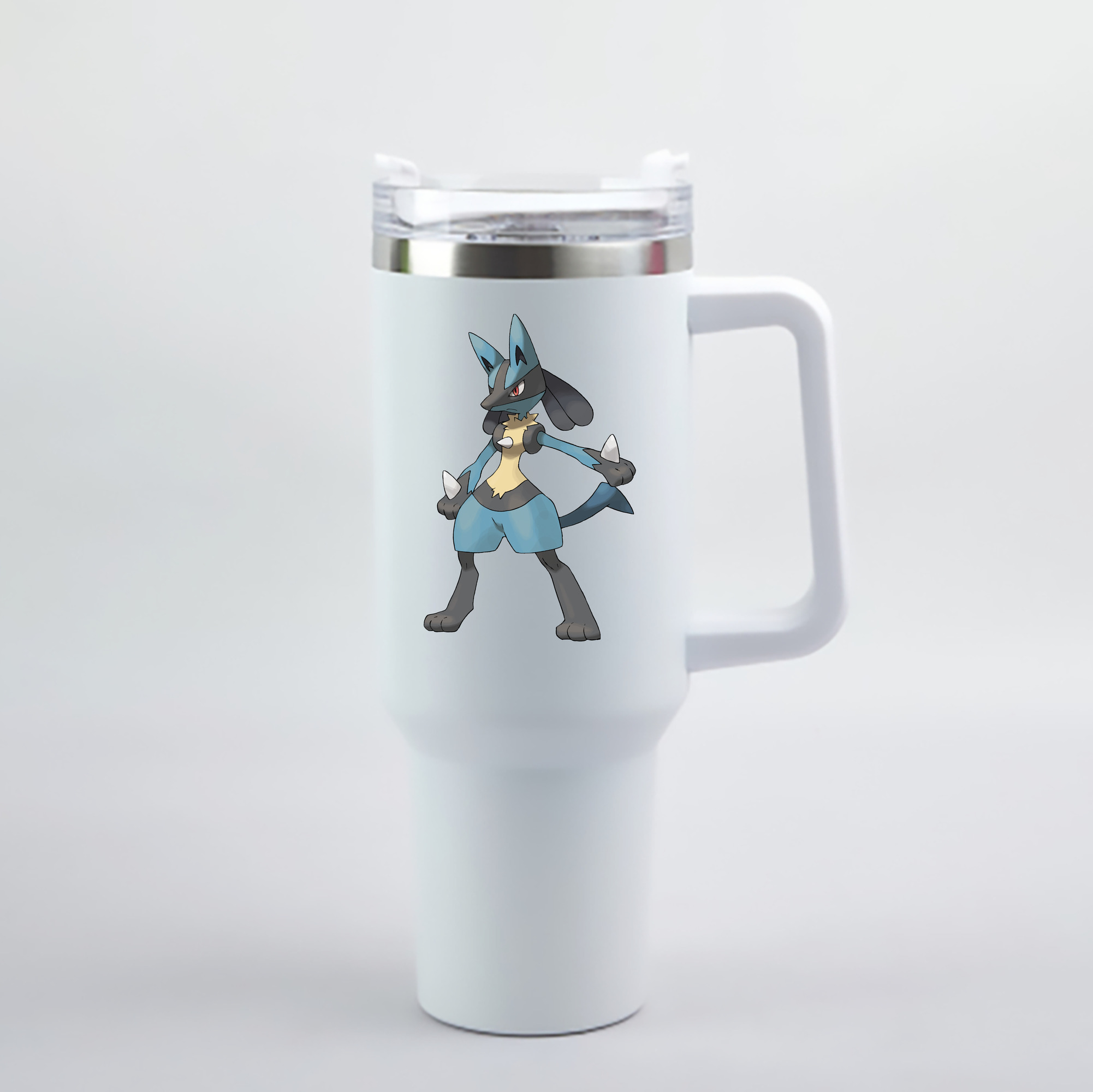 （画像用） ポケットモンスター Pokémon 1200mL車用タンブラー - クリスタルステッカー（プラスチックストロー付き）