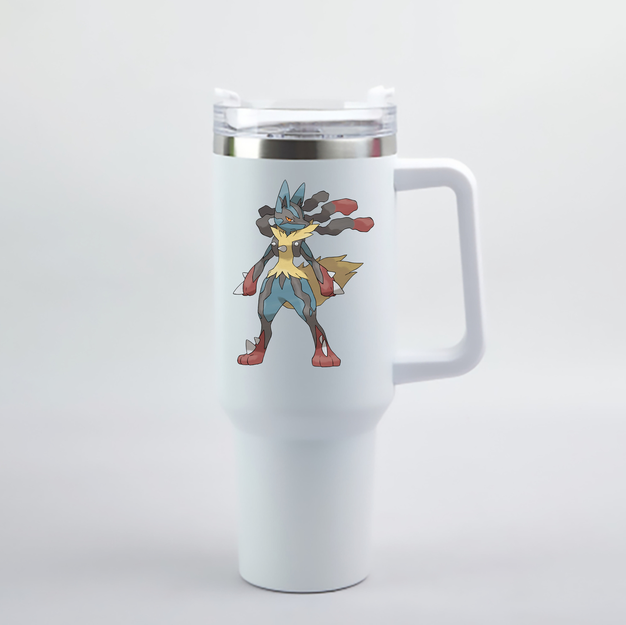 （画像用） ポケットモンスター Pokémon 1200mL車用タンブラー - クリスタルステッカー（プラスチックストロー付き）