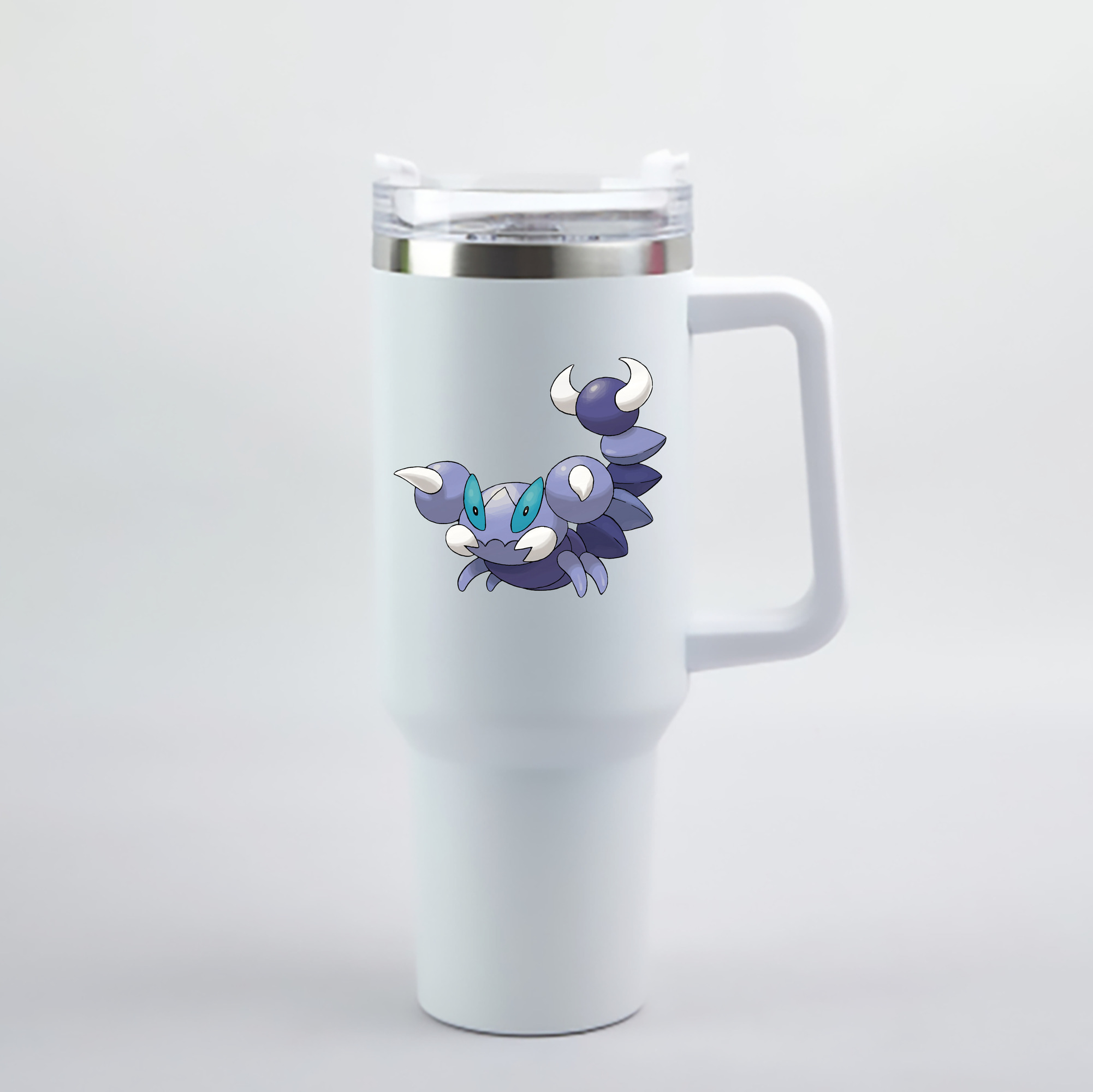 （画像用） ポケットモンスター Pokémon 1200mL車用タンブラー - クリスタルステッカー（プラスチックストロー付き）