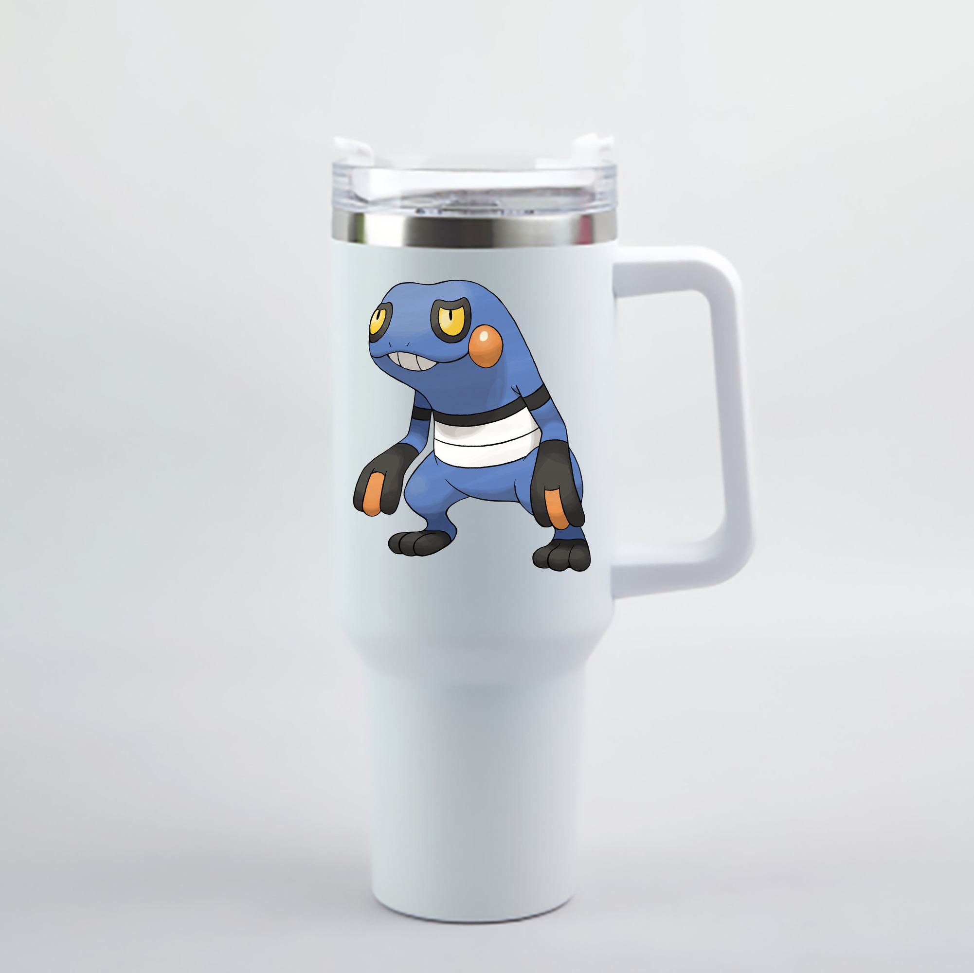 （画像用） ポケットモンスター Pokémon 1200mL車用タンブラー - クリスタルステッカー（プラスチックストロー付き）