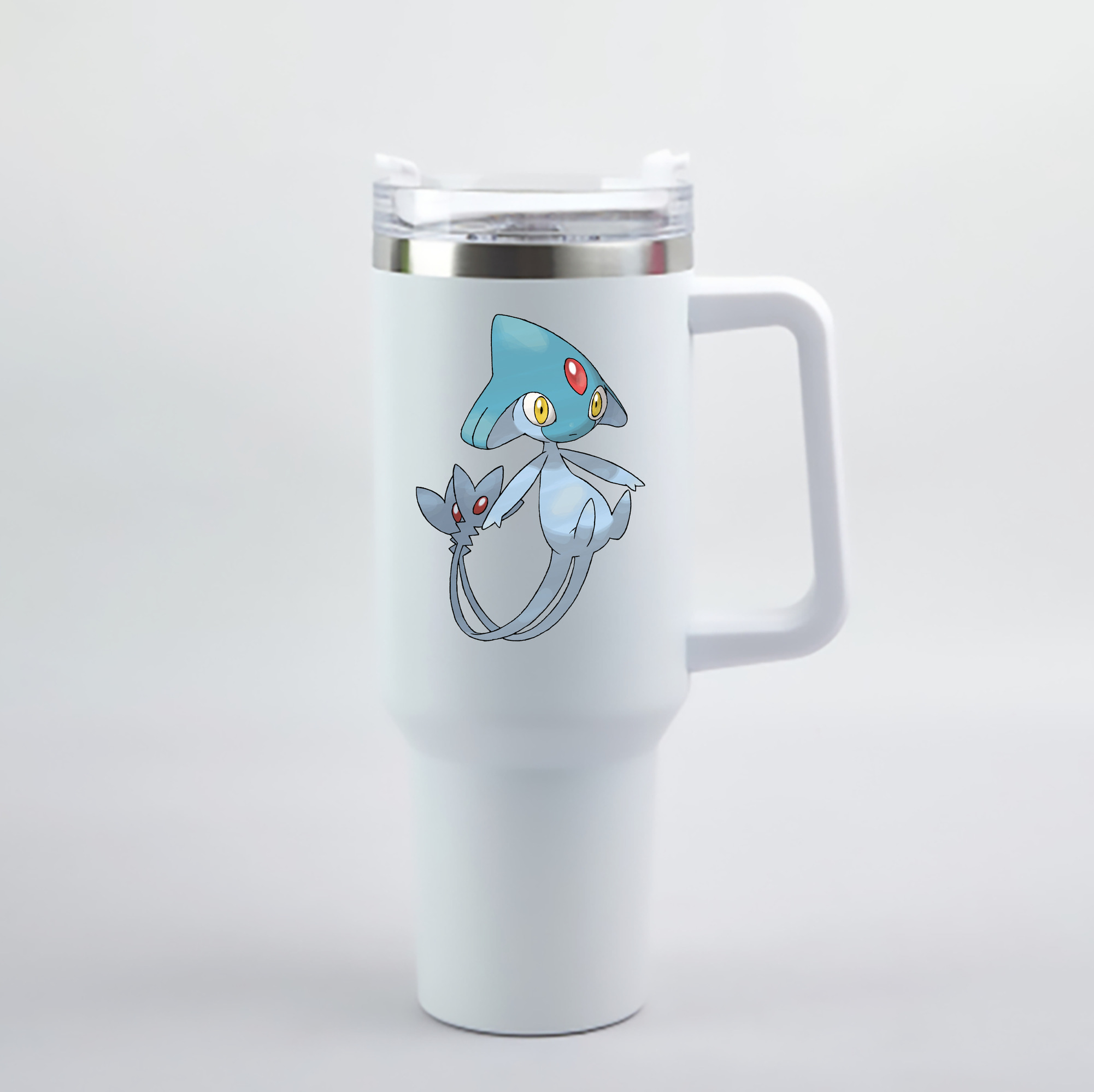 （画像用） ポケットモンスター Pokémon 1200mL車用タンブラー - クリスタルステッカー（プラスチックストロー付き）