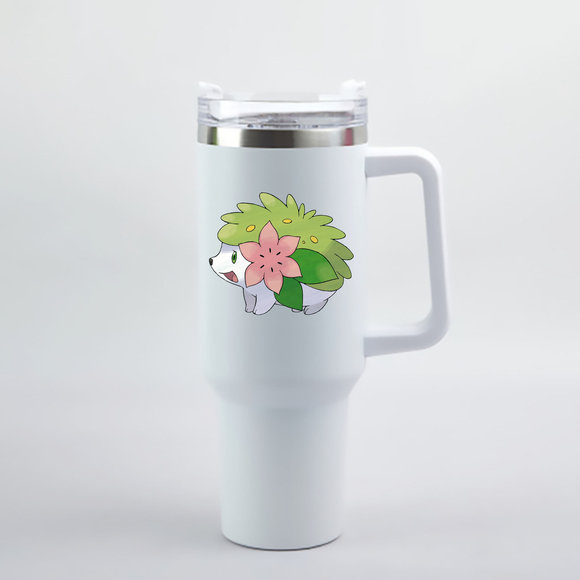 （画像用） ポケットモンスター Pokémon 1200mL車用タンブラー - クリスタルステッカー（プラスチックストロー付き）