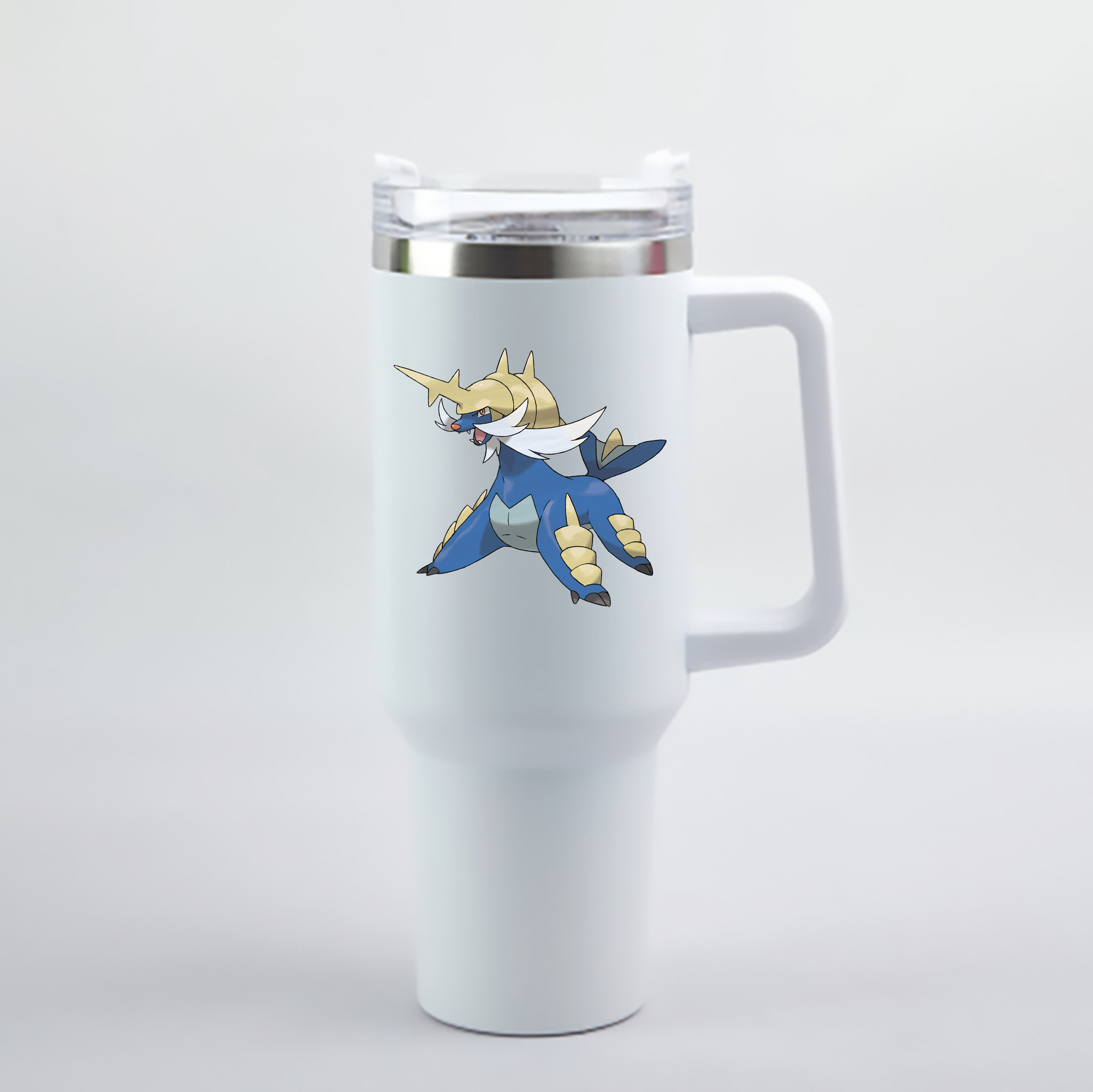 （画像用） ポケットモンスター Pokémon 1200mL車用タンブラー - クリスタルステッカー（プラスチックストロー付き）