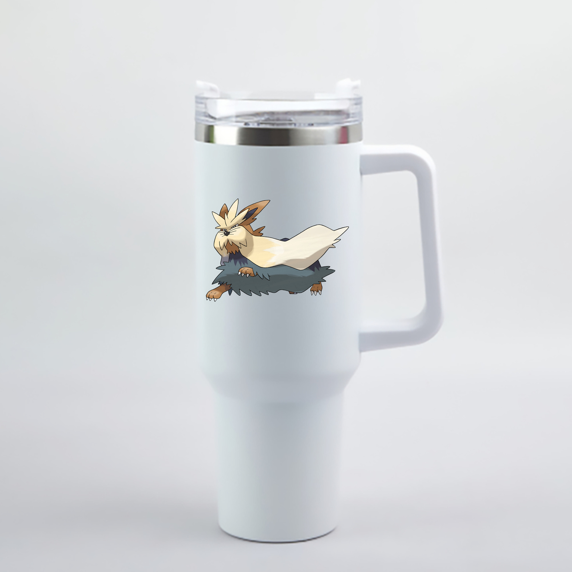 （画像用） ポケットモンスター Pokémon 1200mL車用タンブラー - クリスタルステッカー（プラスチックストロー付き）