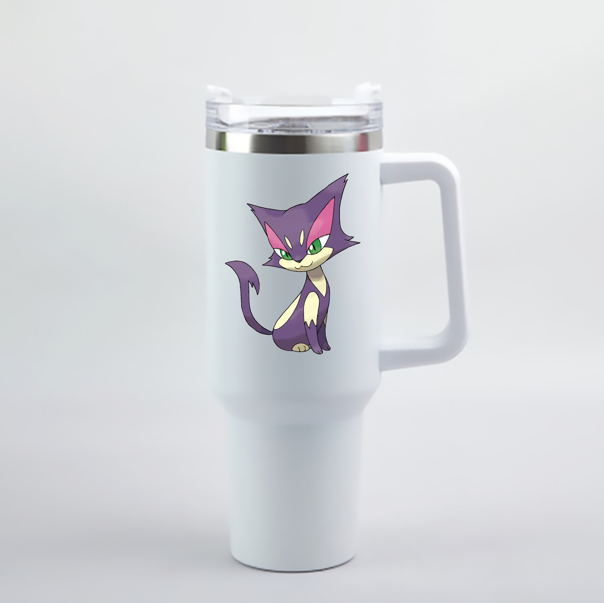 （画像用） ポケットモンスター Pokémon 1200mL車用タンブラー - クリスタルステッカー（プラスチックストロー付き）