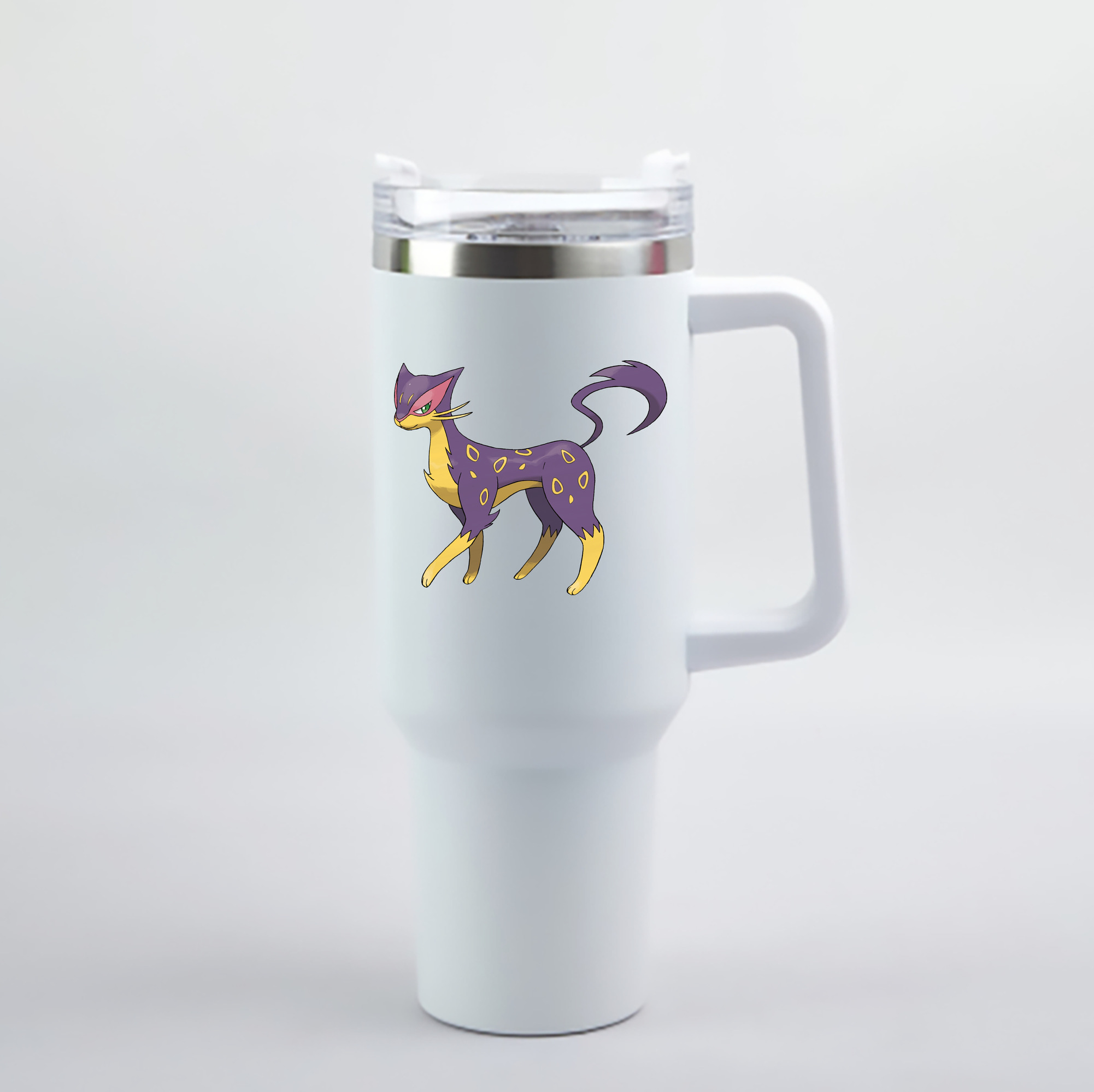 （画像用） ポケットモンスター Pokémon 1200mL車用タンブラー - クリスタルステッカー（プラスチックストロー付き）