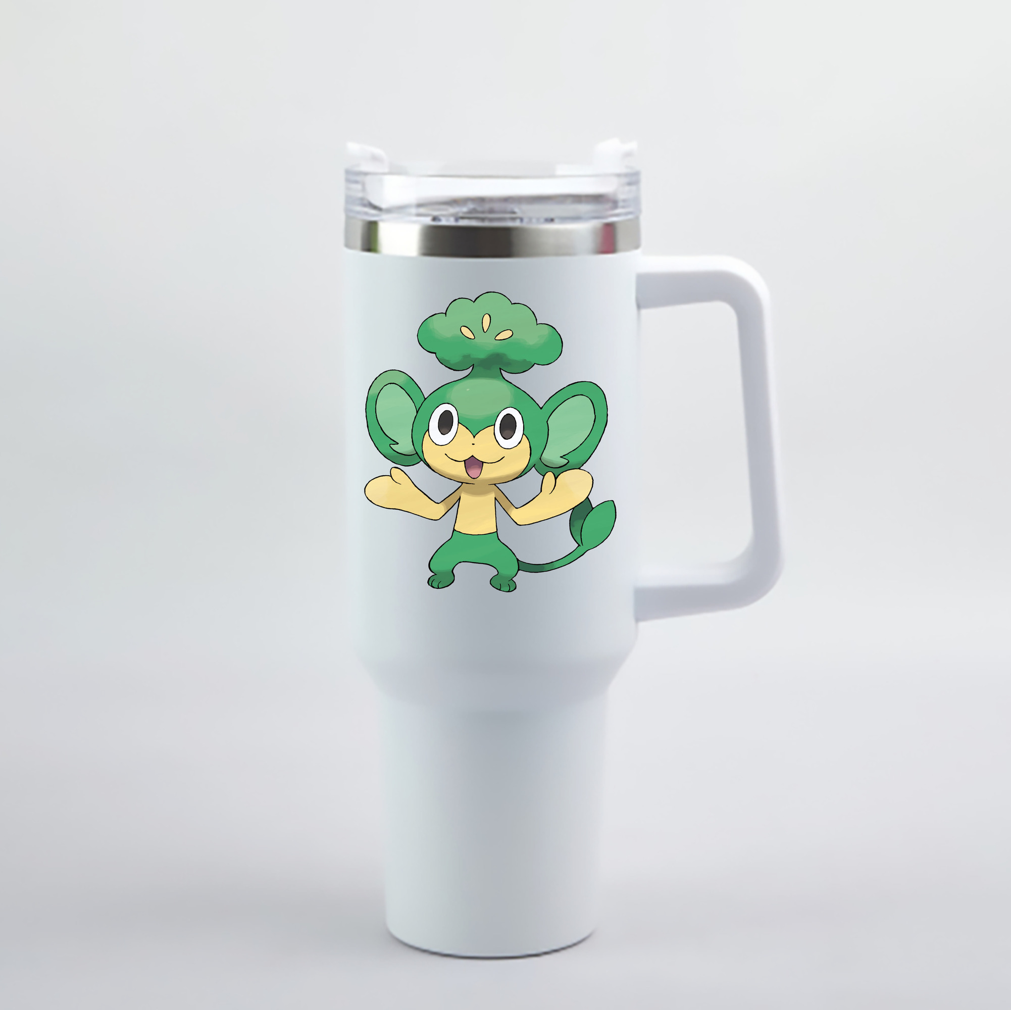 （画像用） ポケットモンスター Pokémon 1200mL車用タンブラー - クリスタルステッカー（プラスチックストロー付き）