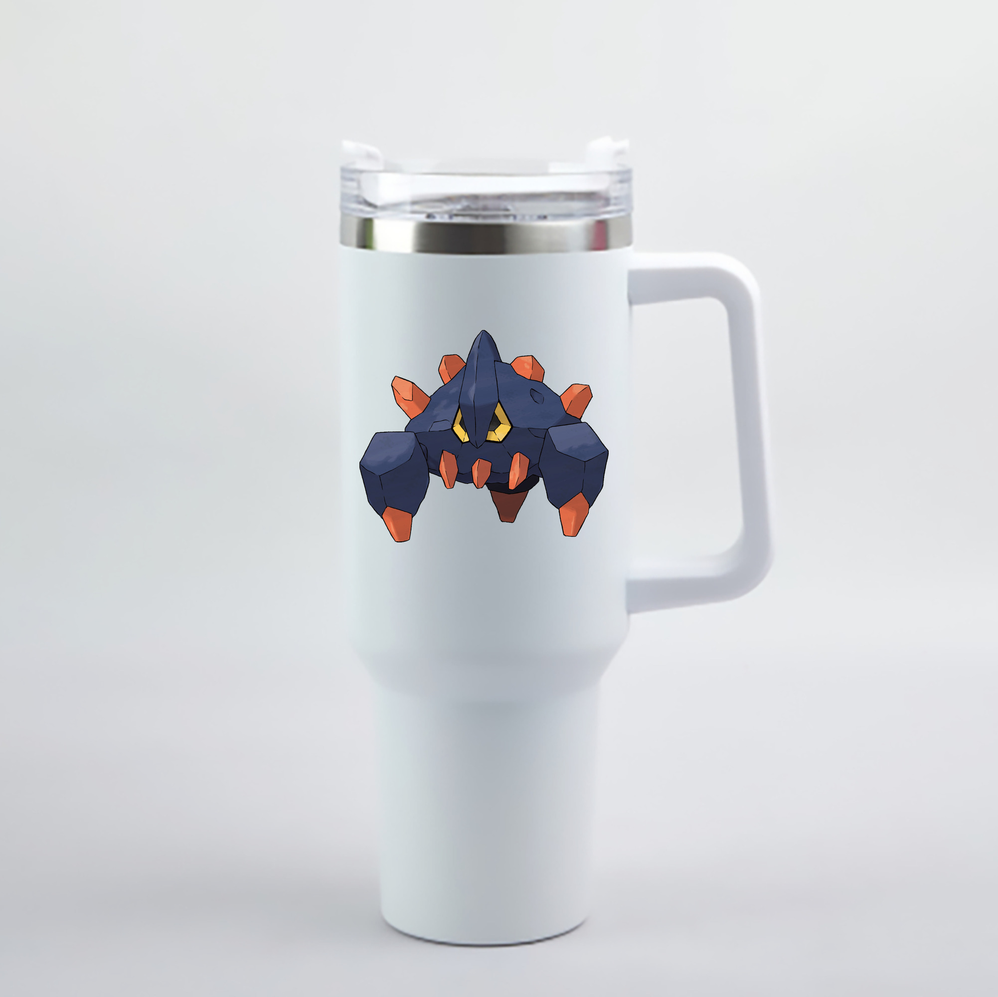 （画像用） ポケットモンスター Pokémon 1200mL車用タンブラー - クリスタルステッカー（プラスチックストロー付き）