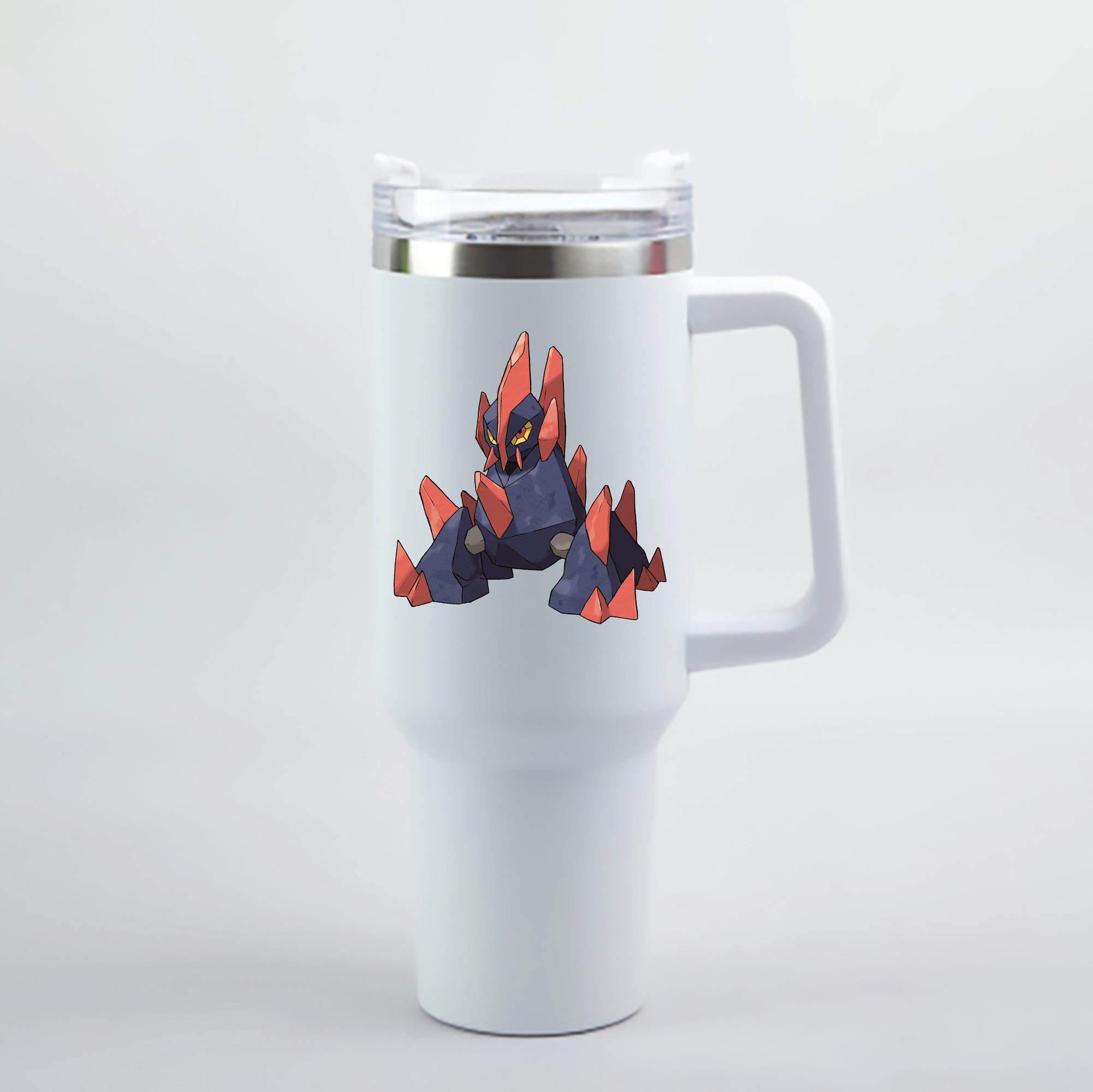 （画像用） ポケットモンスター Pokémon 1200mL車用タンブラー - クリスタルステッカー（プラスチックストロー付き）