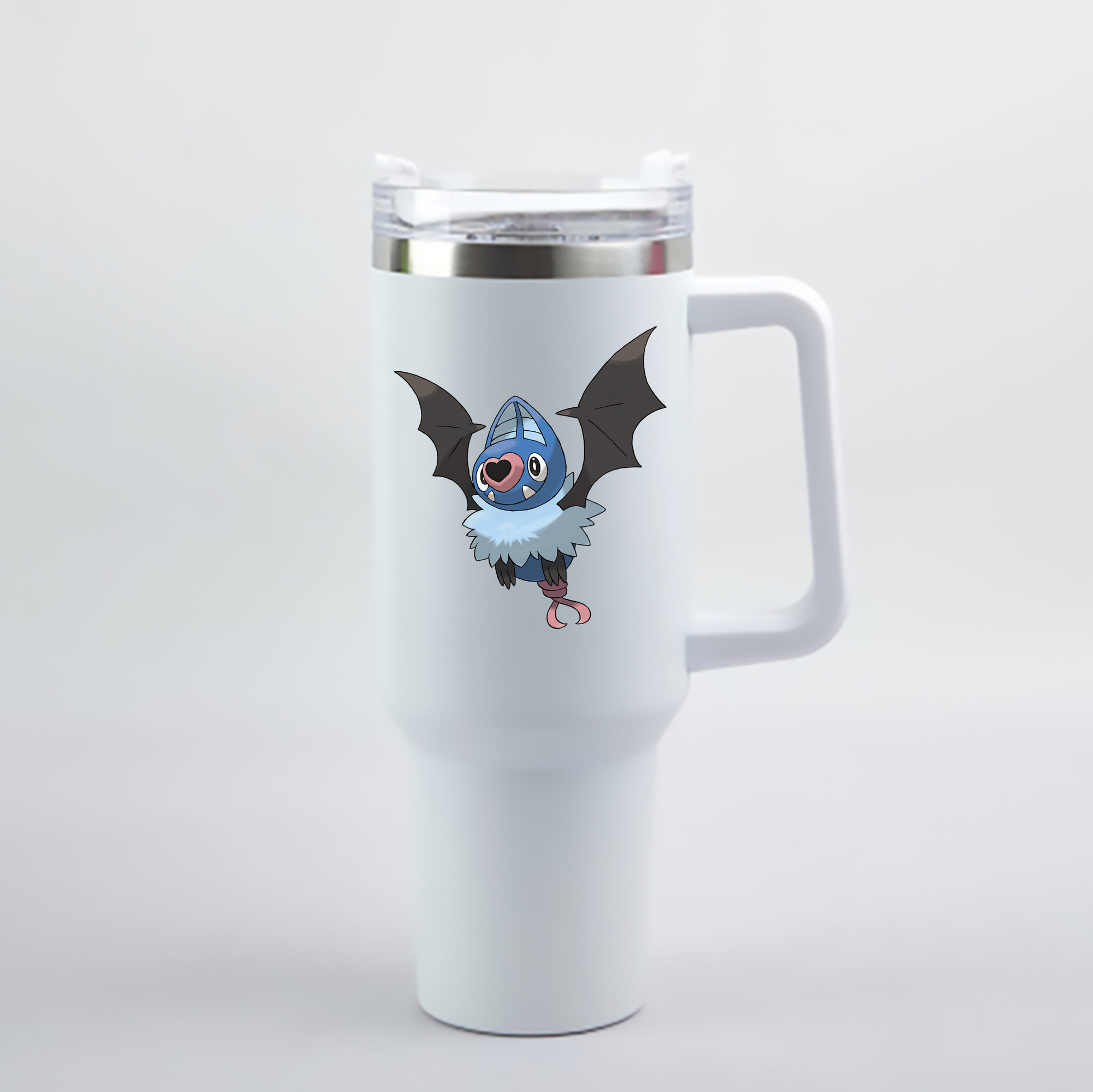 （画像用） ポケットモンスター Pokémon 1200mL車用タンブラー - クリスタルステッカー（プラスチックストロー付き）