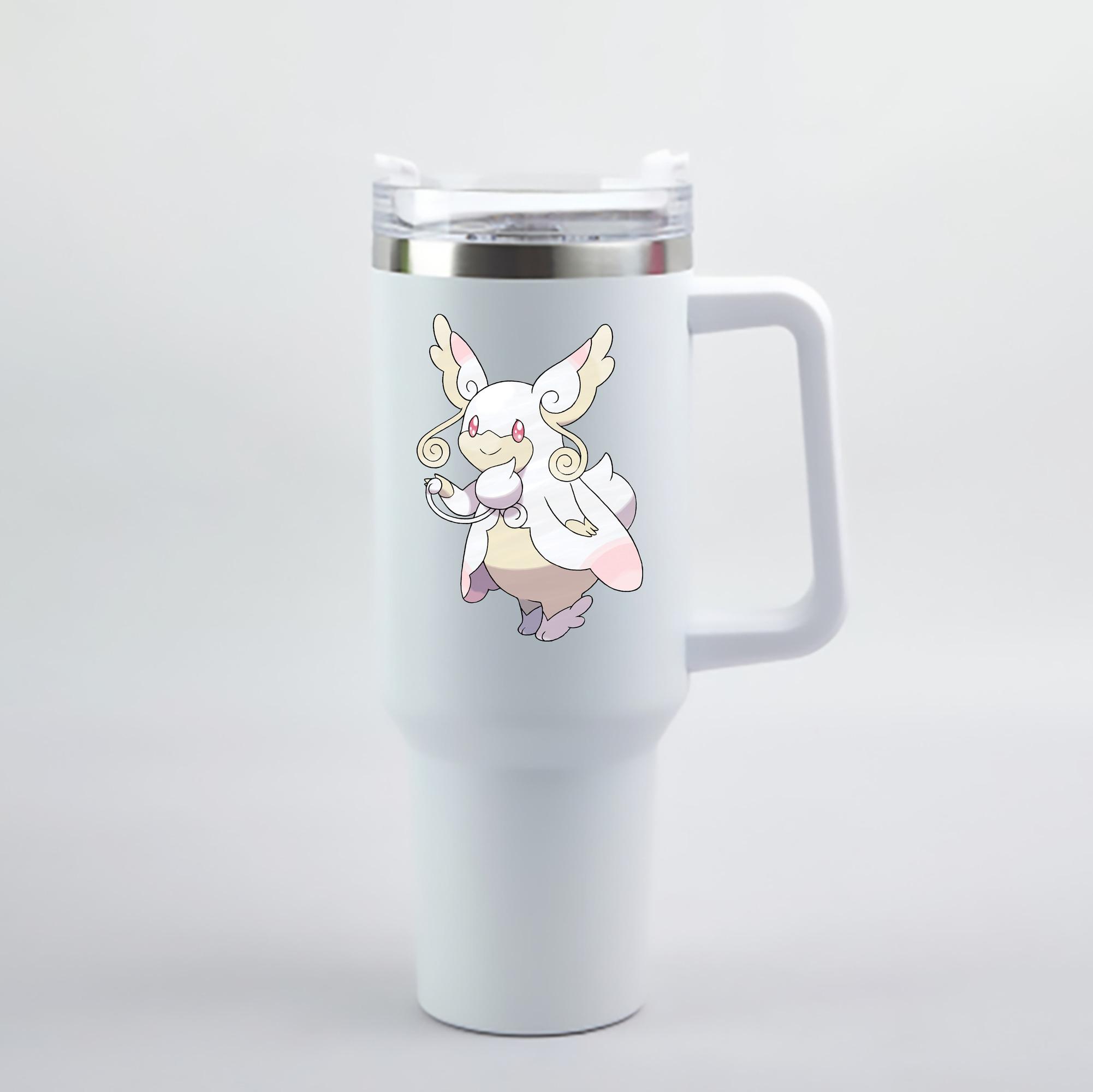 （画像用） ポケットモンスター Pokémon 1200mL車用タンブラー - クリスタルステッカー（プラスチックストロー付き）
