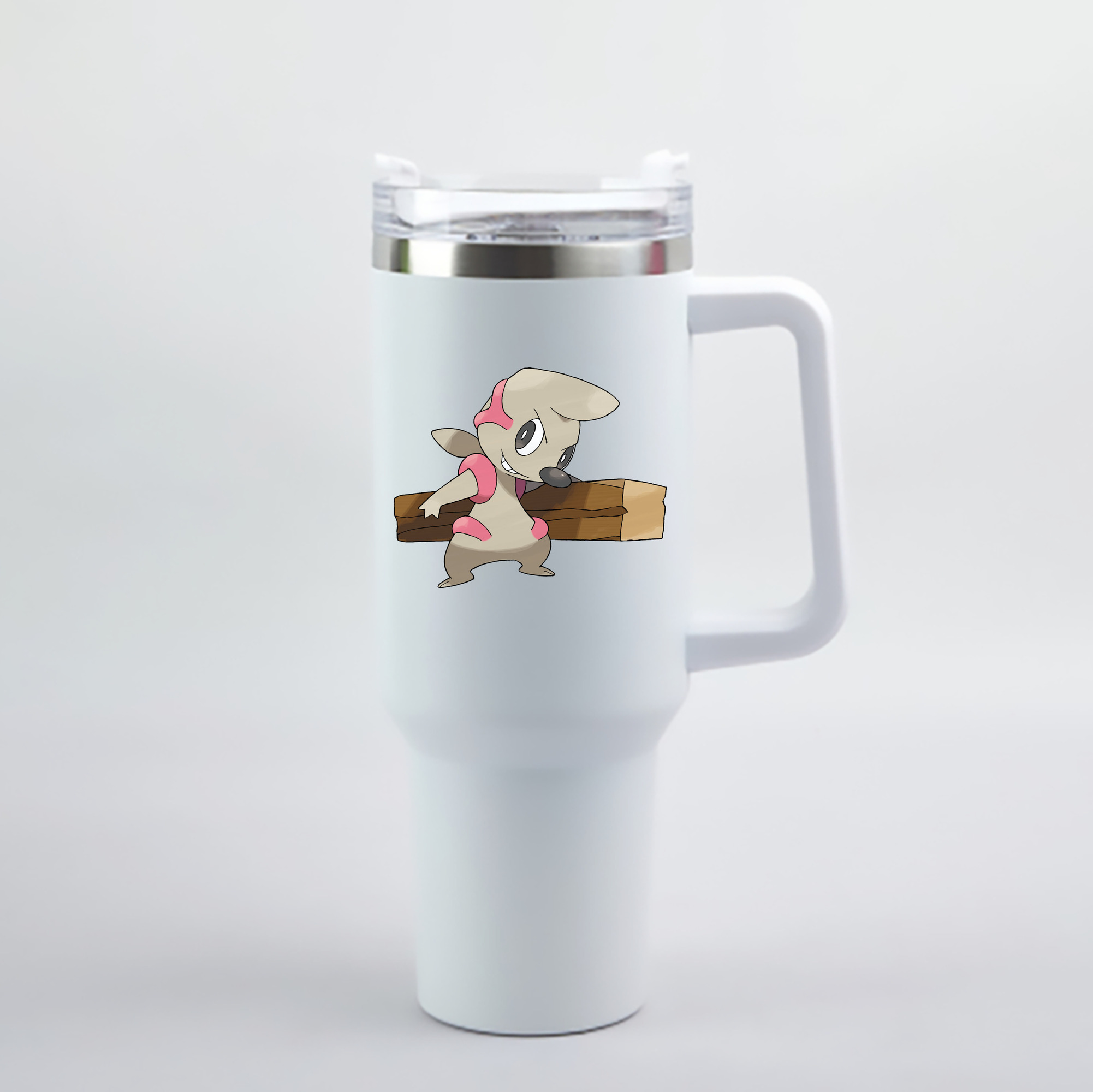 （画像用） ポケットモンスター Pokémon 1200mL車用タンブラー - クリスタルステッカー（プラスチックストロー付き）