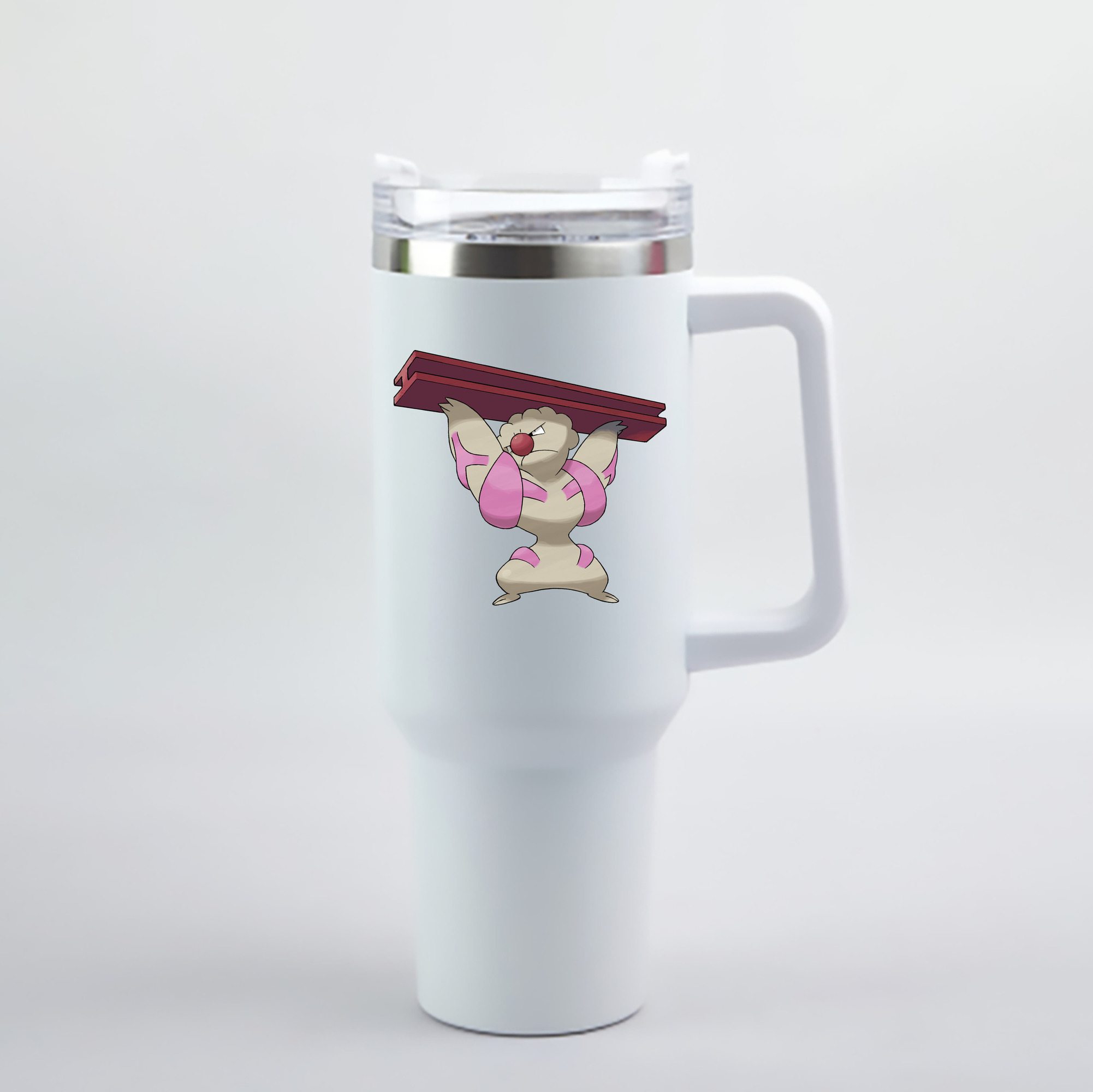 （画像用） ポケットモンスター Pokémon 1200mL車用タンブラー - クリスタルステッカー（プラスチックストロー付き）